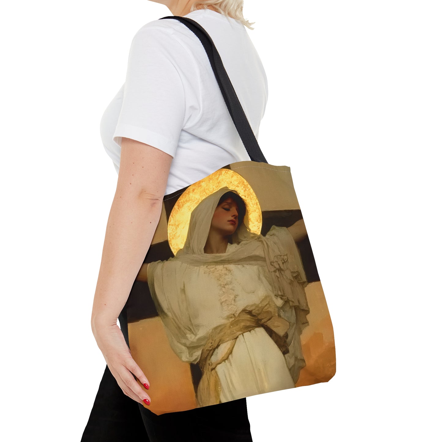 Saint Julia of Carthage Tote Bag - Large Medium Small Faith Art Bag - Catholic Faith Purse - Religious Carry All Reusable Tote Bag