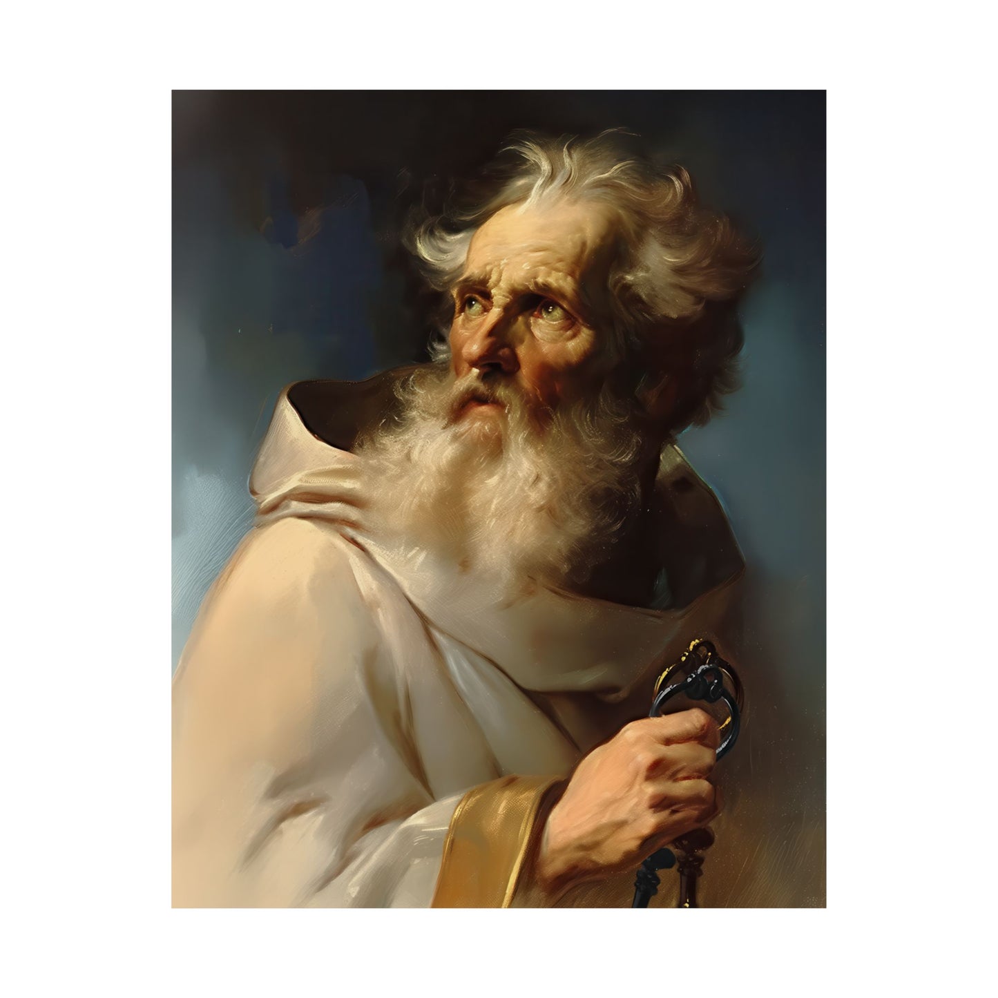 Saint Peter the Apostle - Sanctified Souls Print - Multiple Sizes - Premium Posters - Catholic Art - Christian Home Decor Artwork