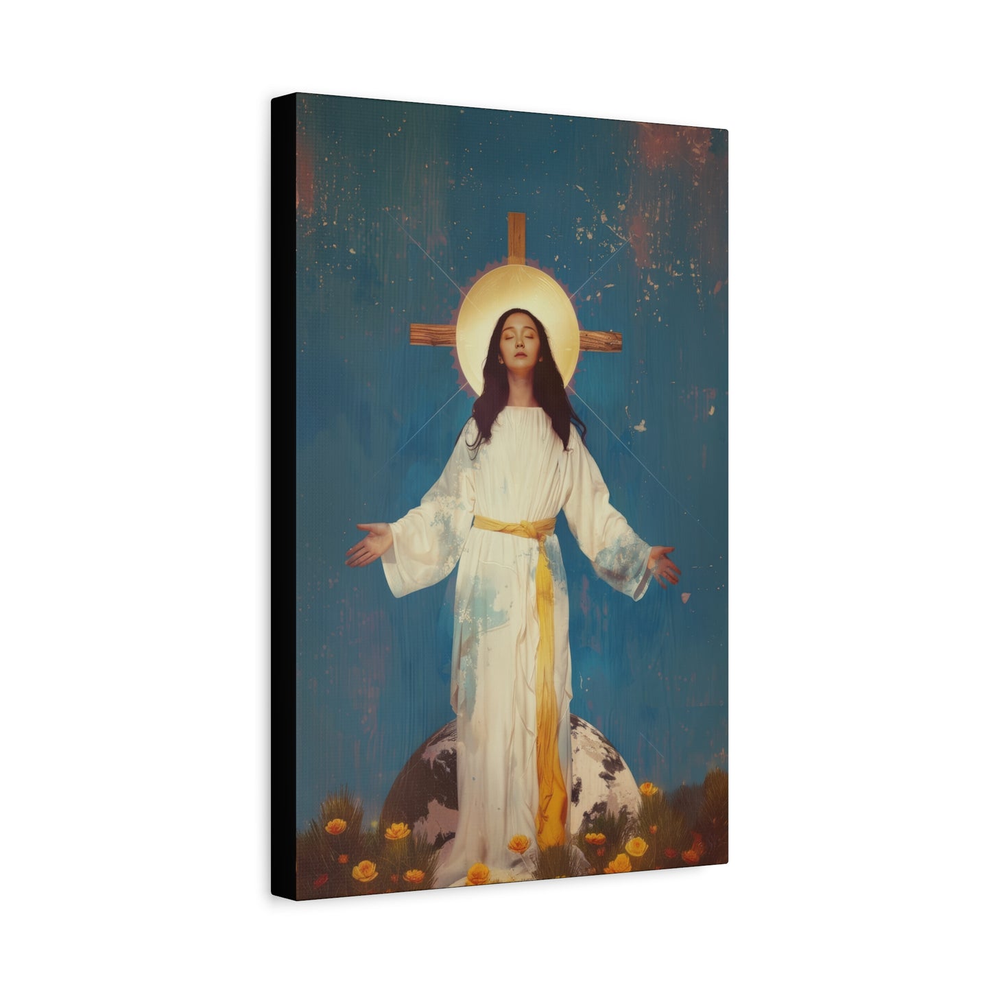Our Lady of Akita - Mother Mary - Gallery Wrapped Canvas - Print - Religious Art for your Home - Catholic