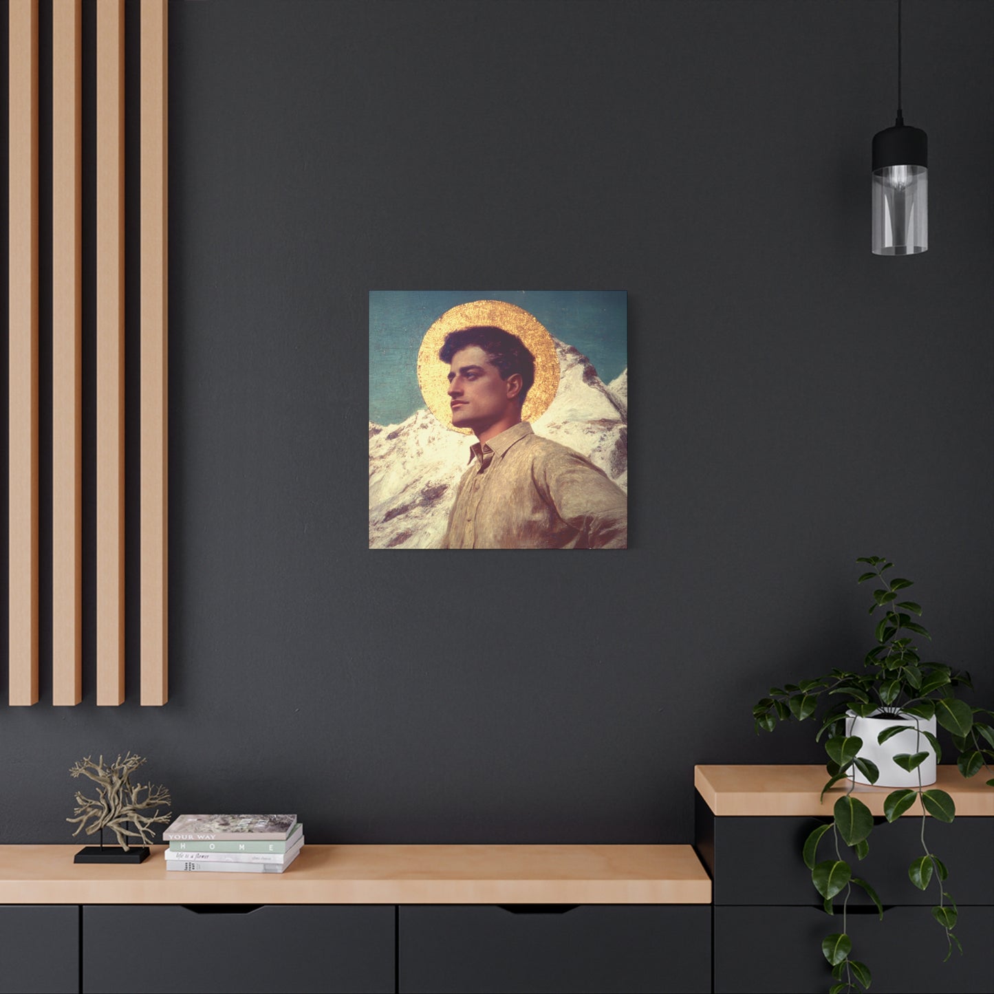 Saint Pier Giorgio Frassati -  Museum Wrapped Canvas - Sanctified Souls Print - Religious Art for your Home - Catholic Patron Saint Art