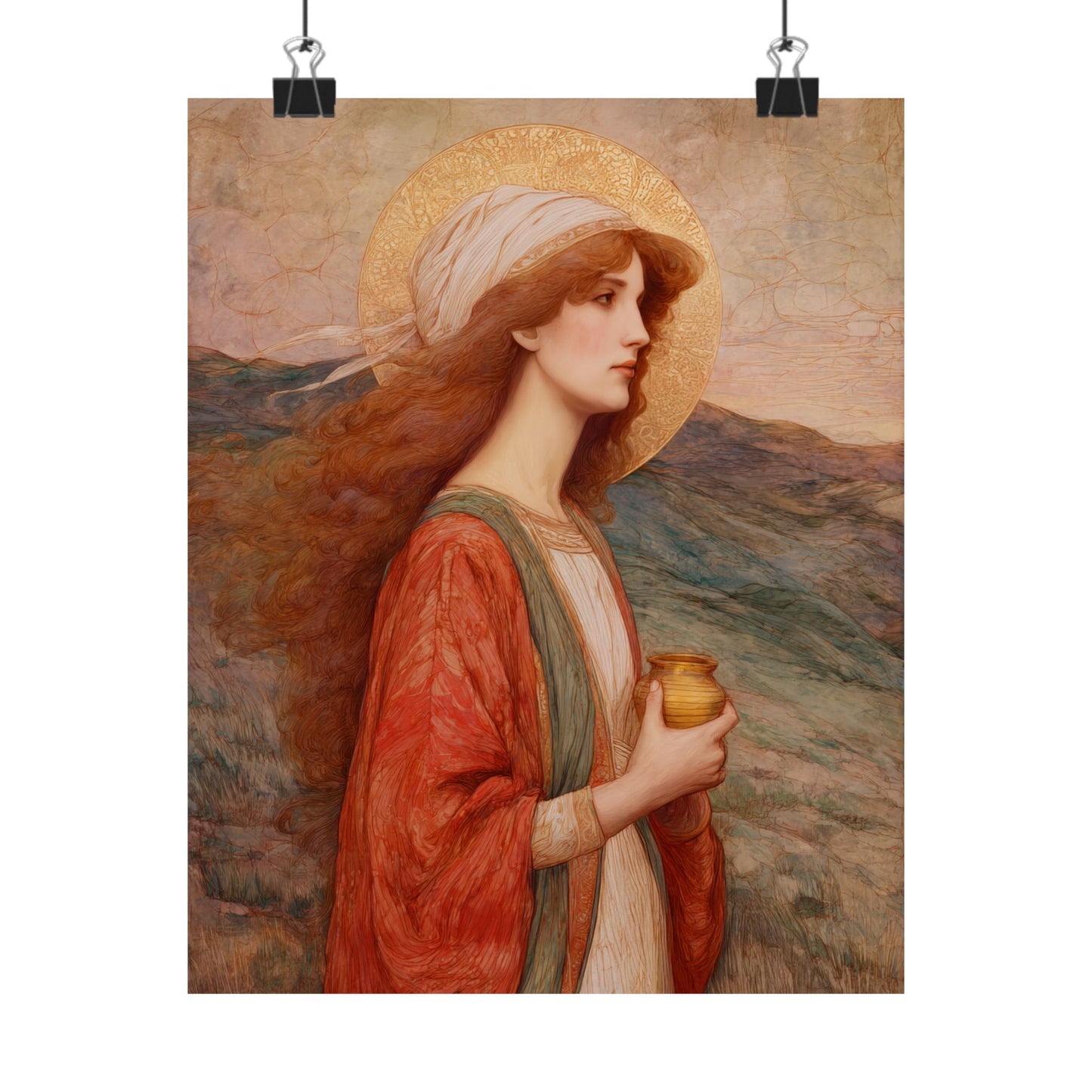 Saint Joanna - Sanctified Souls Print - Multiple Sizes - Premium Matte Vertical Posters