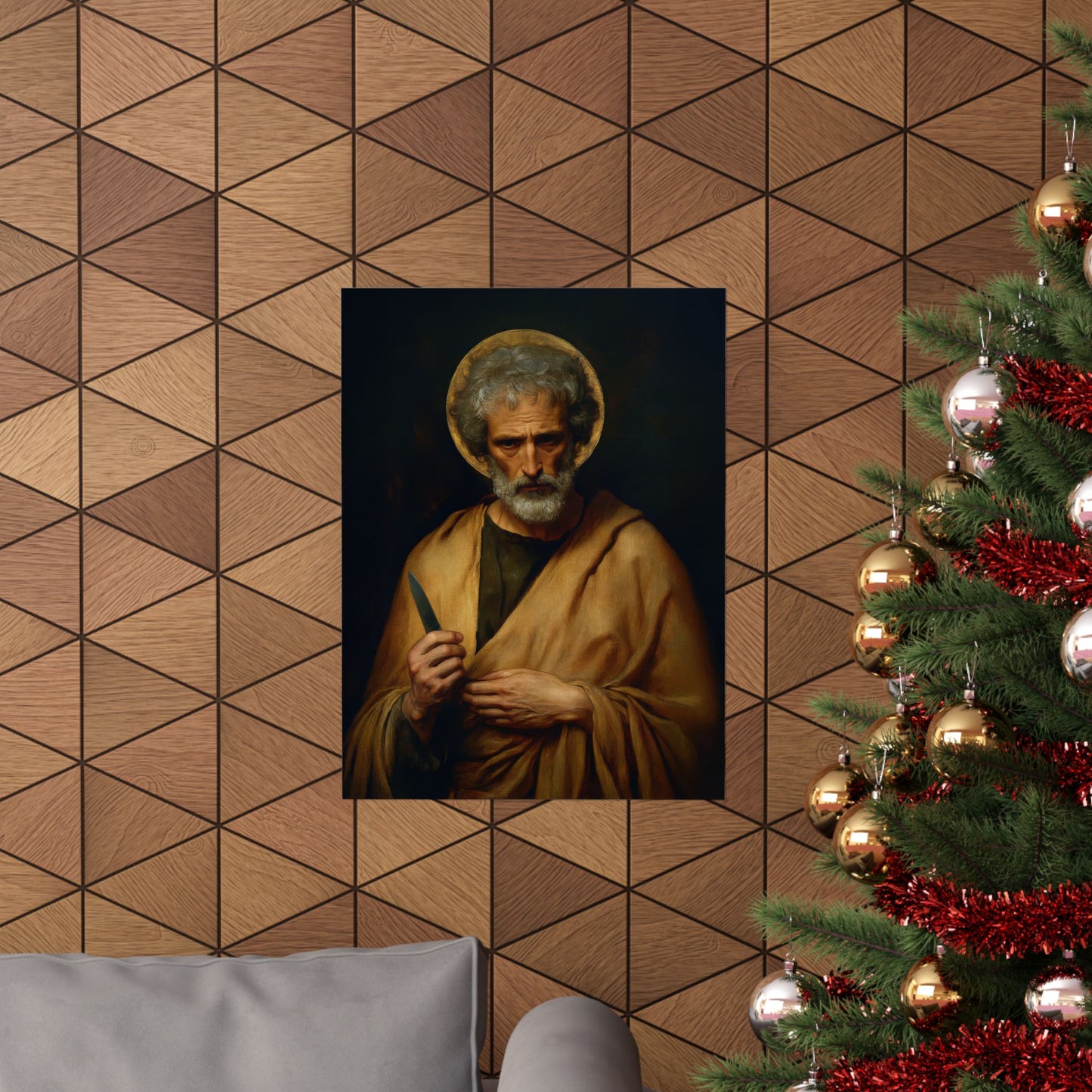 Saint Bartholomew the Apostle - Sanctified Souls Print - Multiple Sizes - Premium Matte Vertical Posters
