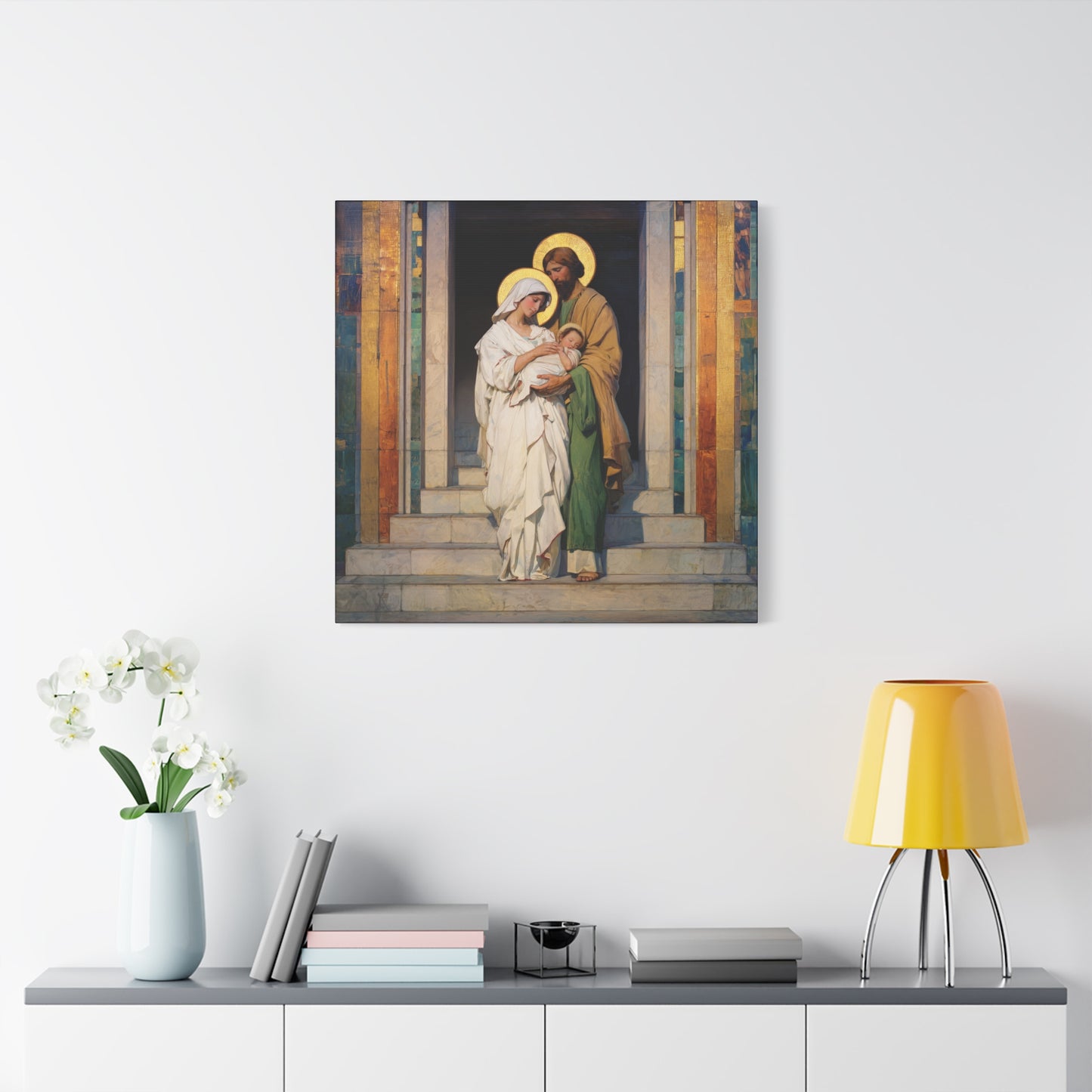 The Feast of the Presentation of the Lord - Holy Family - Gallery Wrapped Canvas - Print - Religious Art for your Home - Catholic art print - prayer room art