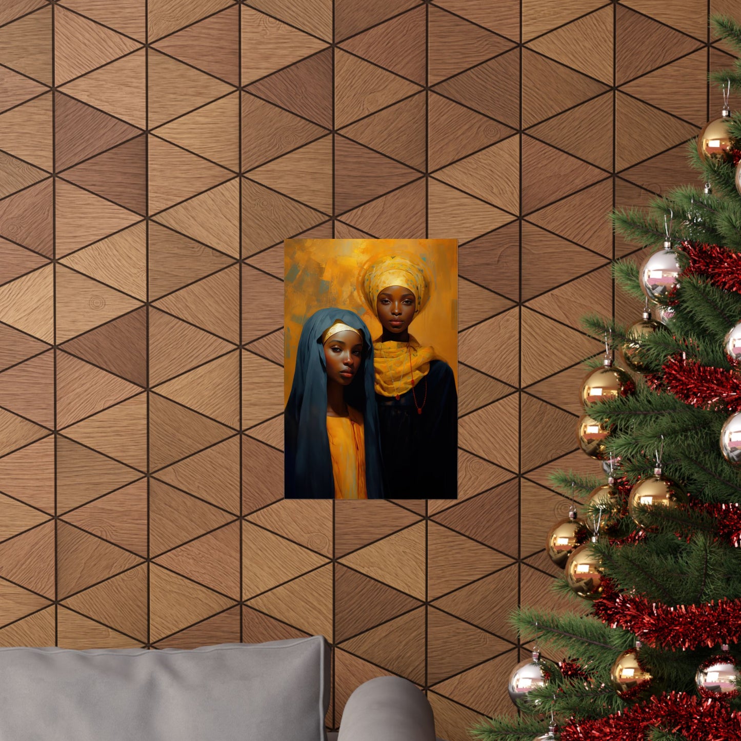 Saint Perpetua and Saint Felicity Print - Sanctified Souls Print - Multiple Sizes - Premium Matte Vertical Posters