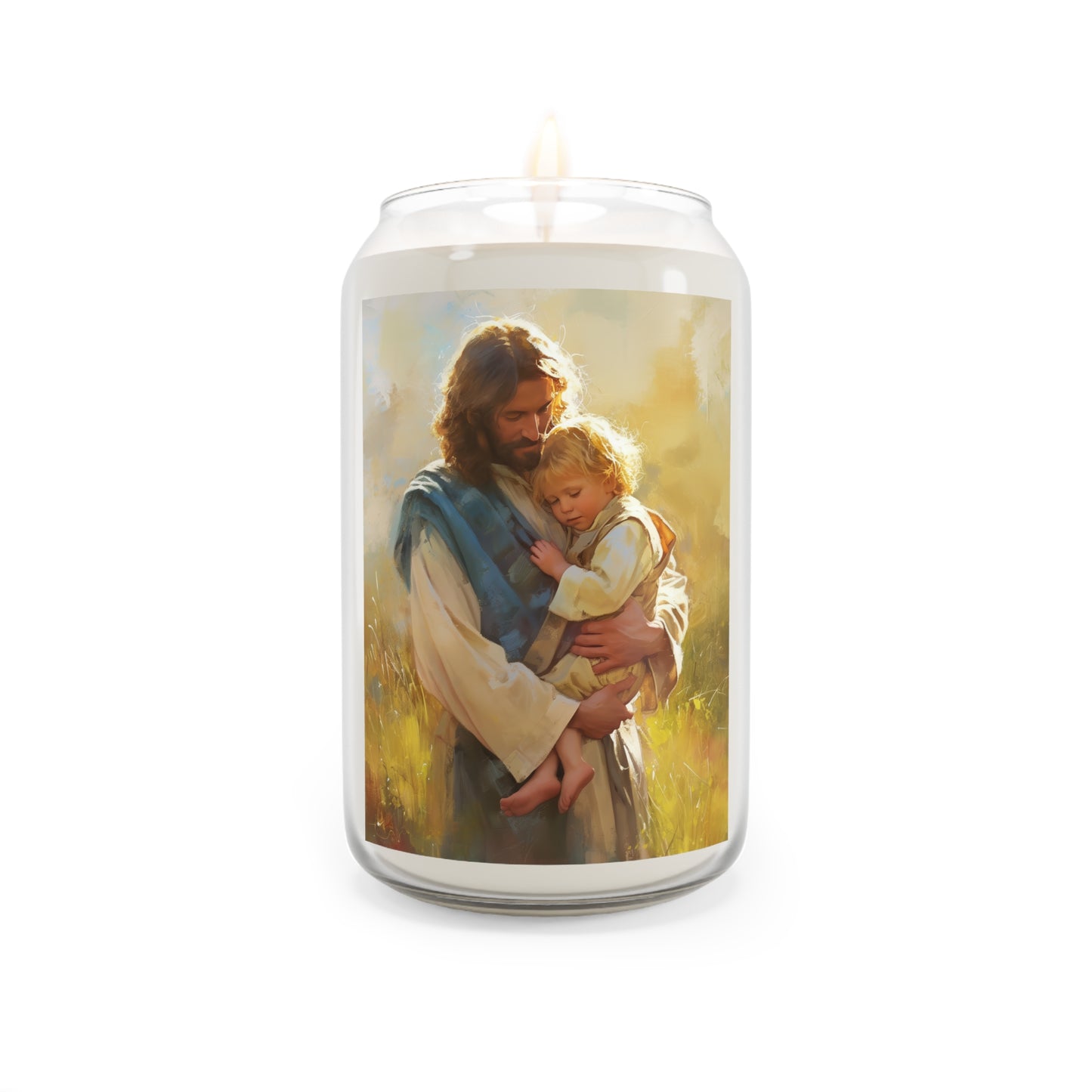 Jesus, Guardian of Innocence - Scented Prayer Candle, 13.75oz -  Candle - Catholic Art - prayer room Scented Candle