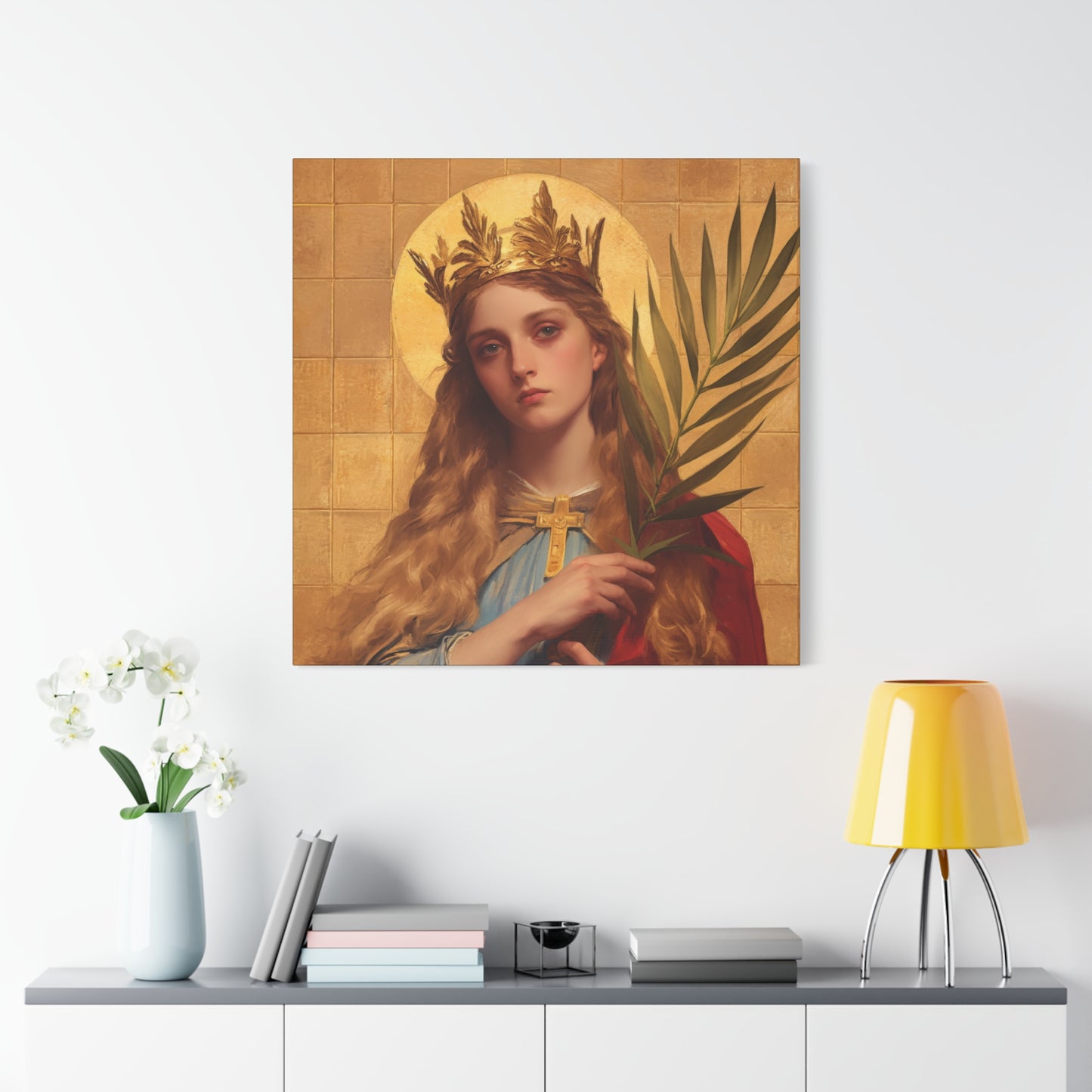 Saint Agrippina - Gallery Wrapped Canvas - Print - Religious Art for your Home - Catholic Art