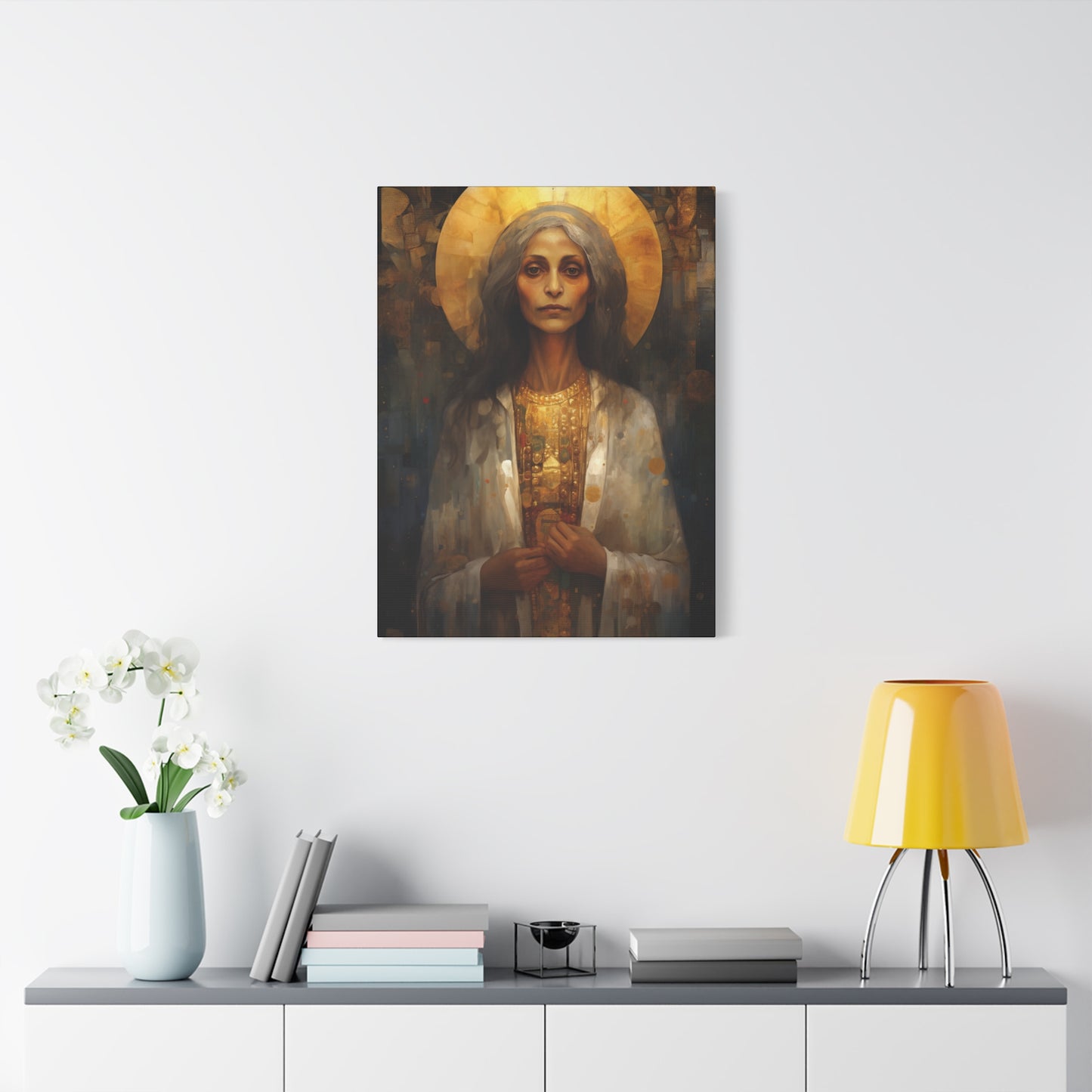 Saint Mary of Egypt - Museum Wrapped Canvas - Sanctified Souls Print - Religious Art for your Home