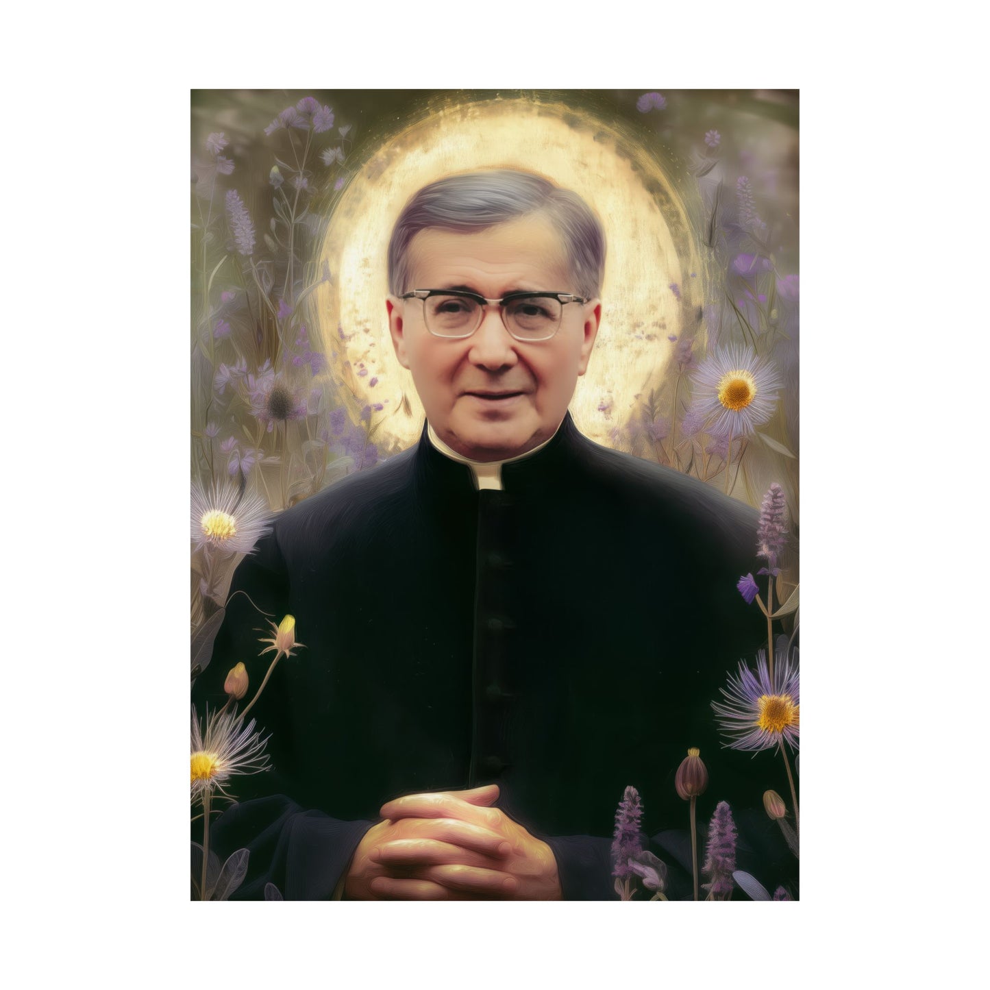 Saint Josemaría Escrivá - Sanctified Souls Print - Multiple Sizes - Premium Matte Vertical Posters