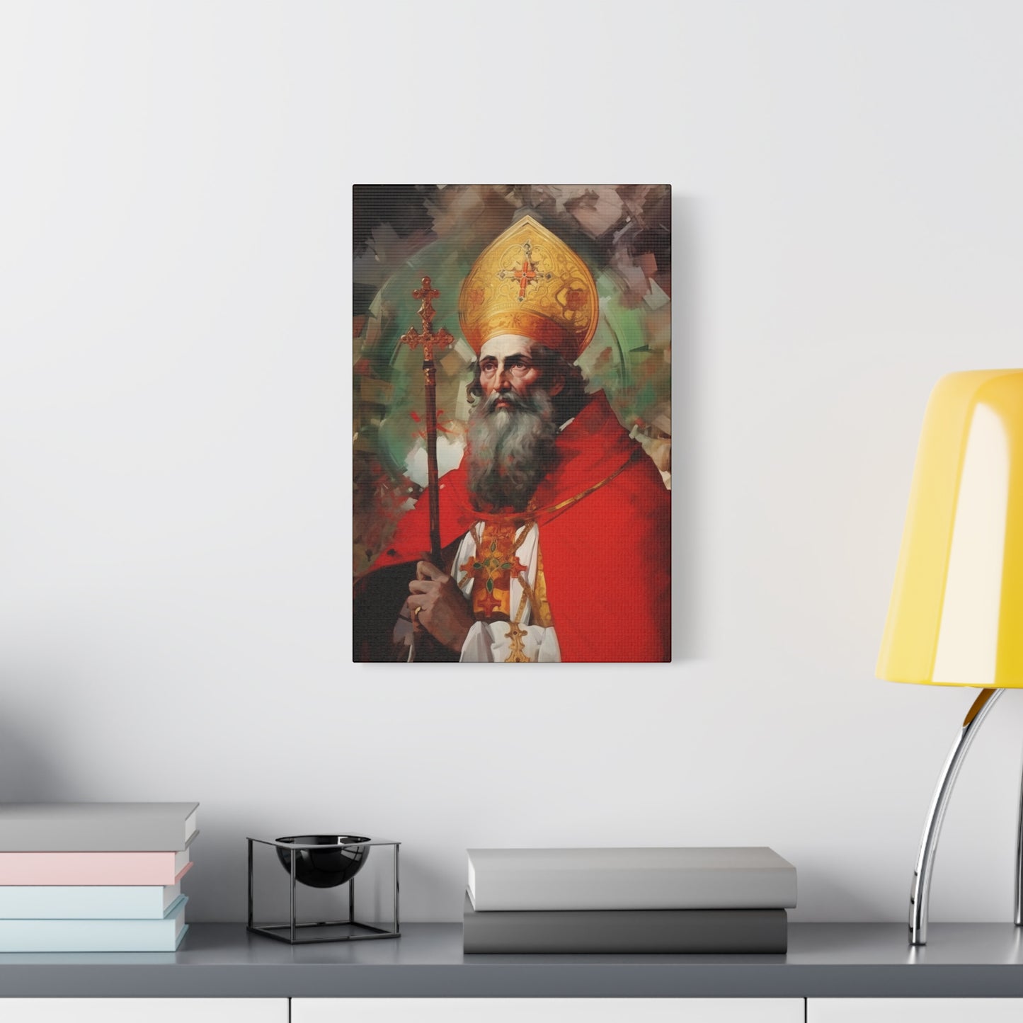 Saint Eusebius of Vercelli Canvas Print - Multiple Sizes - Catholic Home art - Museum Wrapped Canvas - Sanctified Souls Print