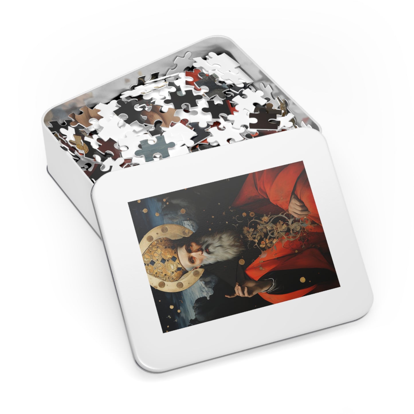 Saint Augustine of Hippo - Puzzle and Keepsake Tin - Religious Jigsaw Puzzle (30, 110, 252, 500,1000-Piece) - Religious Puzzle