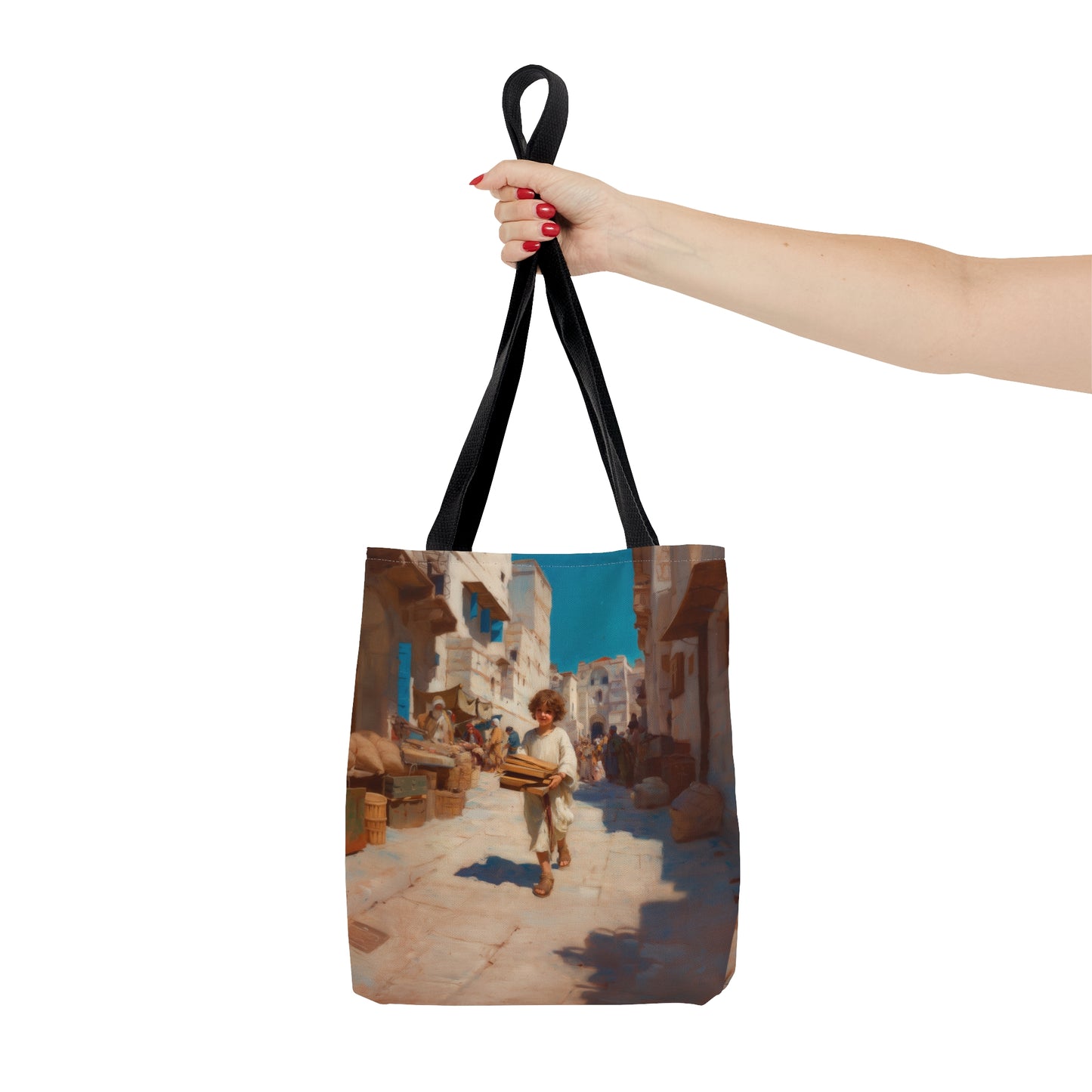 Nazareth and the Hidden Light of Christ - Tote Bag - Large Medium Small Faith Art Bag - Catholic Faith Purse