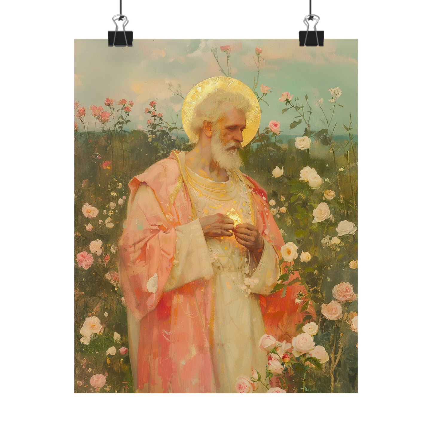 Saint Valentine -  Catholic Art - Multiple Sizes - Premium Posters - Catholic Art - Christian Home - Catholic Saint Art