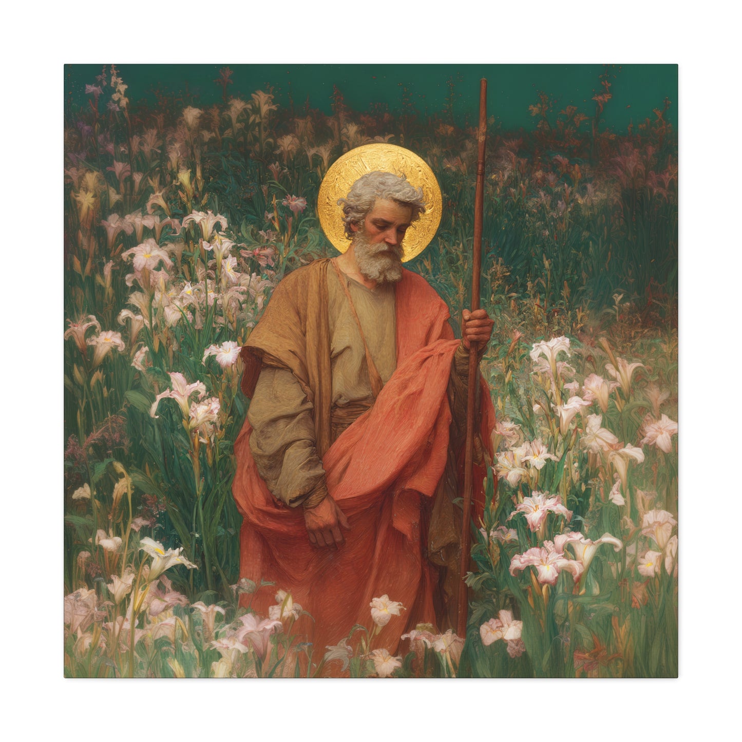 Saint James the Lesser -  Museum Wrapped Canvas - Sanctified Souls Print - Religious Art for your Home - Catholic Patron Saint Art
