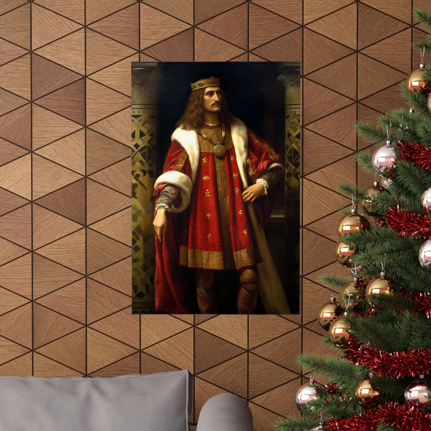 Saint Stephan the Great Print - Sanctified Souls Print - Multiple Sizes - Premium Matte Vertical Posters