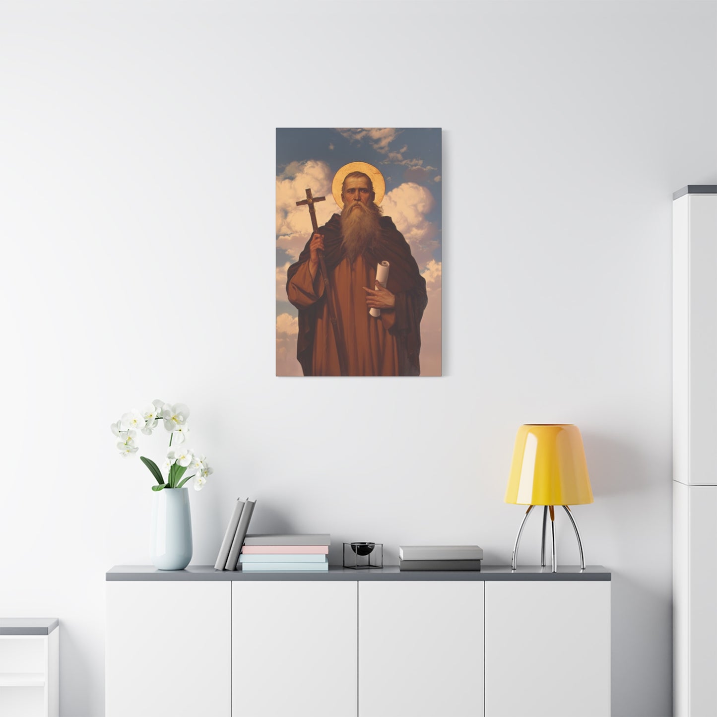 Saint Joannicus the Great / Loannikios of Mount Olympus - Gallery Wrapped Canvas - Print - Religious Art for your Home - Catholic Art Print