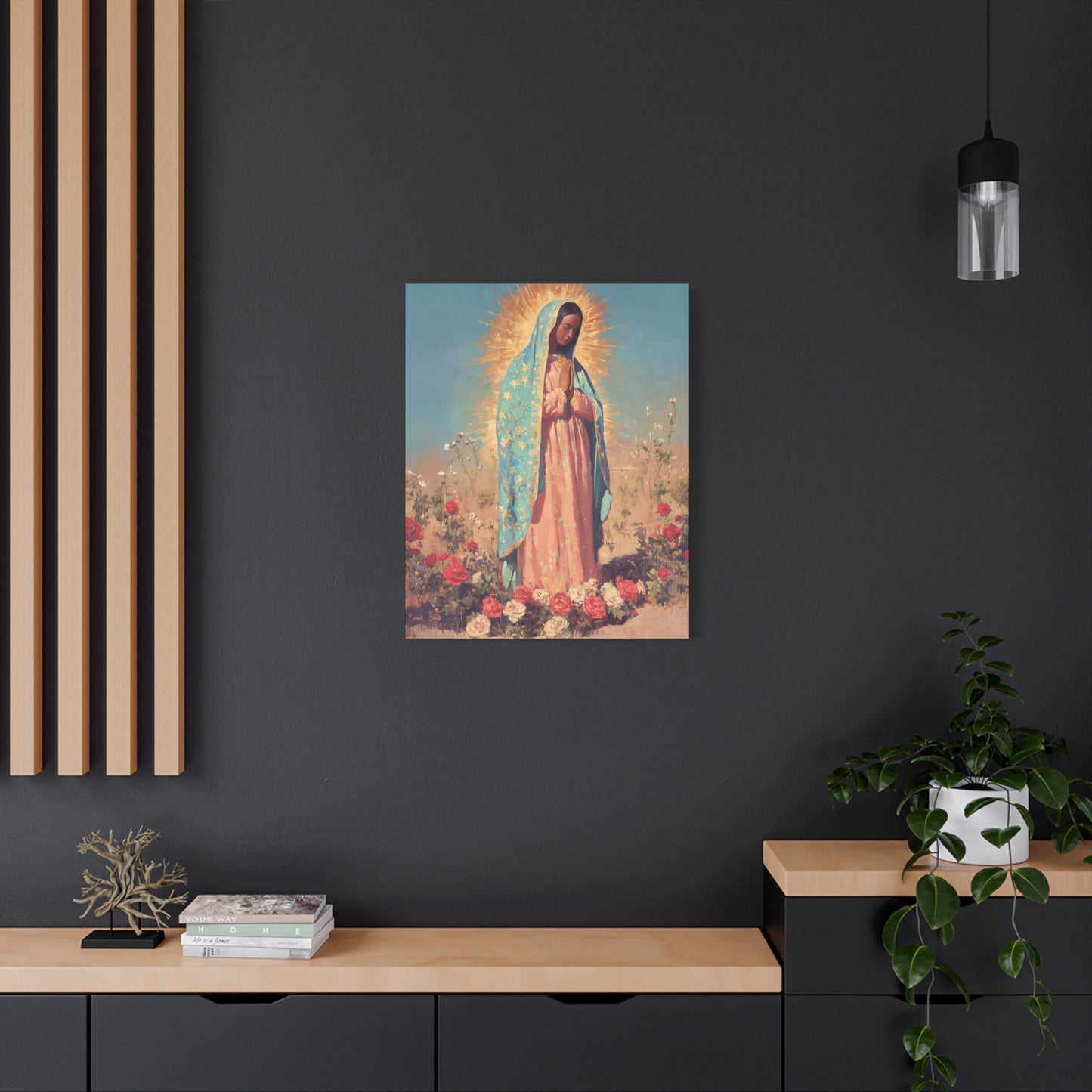 Our Lady of Guadalupe - Gallery Wrapped Canvas - Print - Religious Art for your Home - Catholic Art