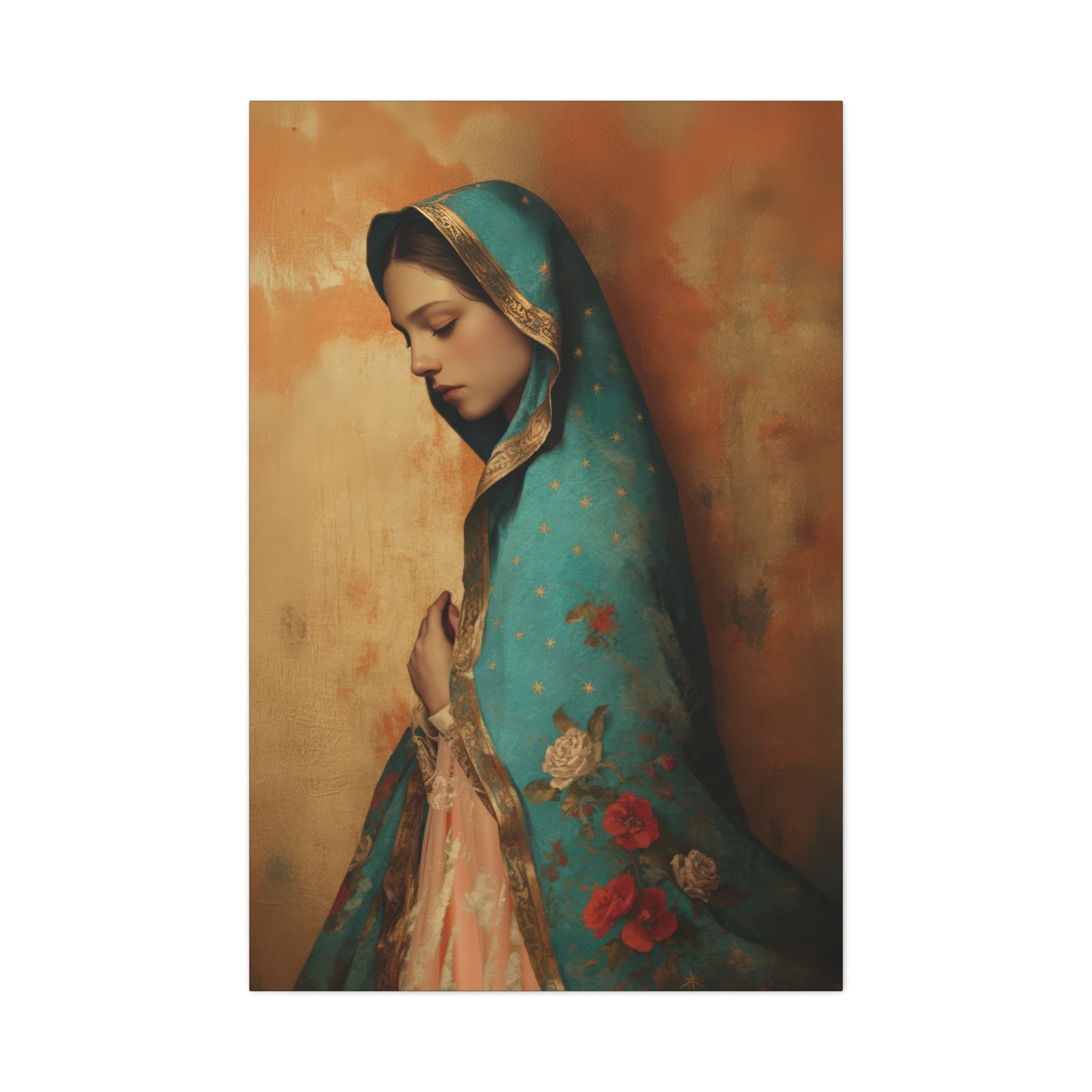 Our Lady of Guadalupe - Gallery Wrapped Canvas - Print - Religious Art for your Home - Catholic Art