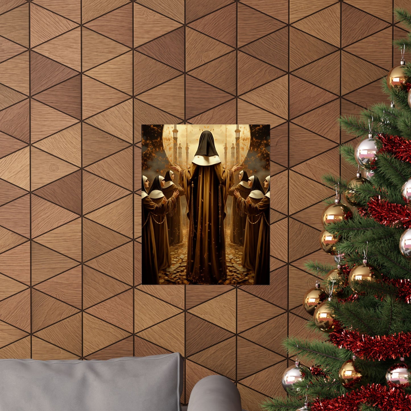The Blessed Martyrs of Compiègne - Sanctified Souls Print - Multiple Sizes - Premium Matte Vertical Posters