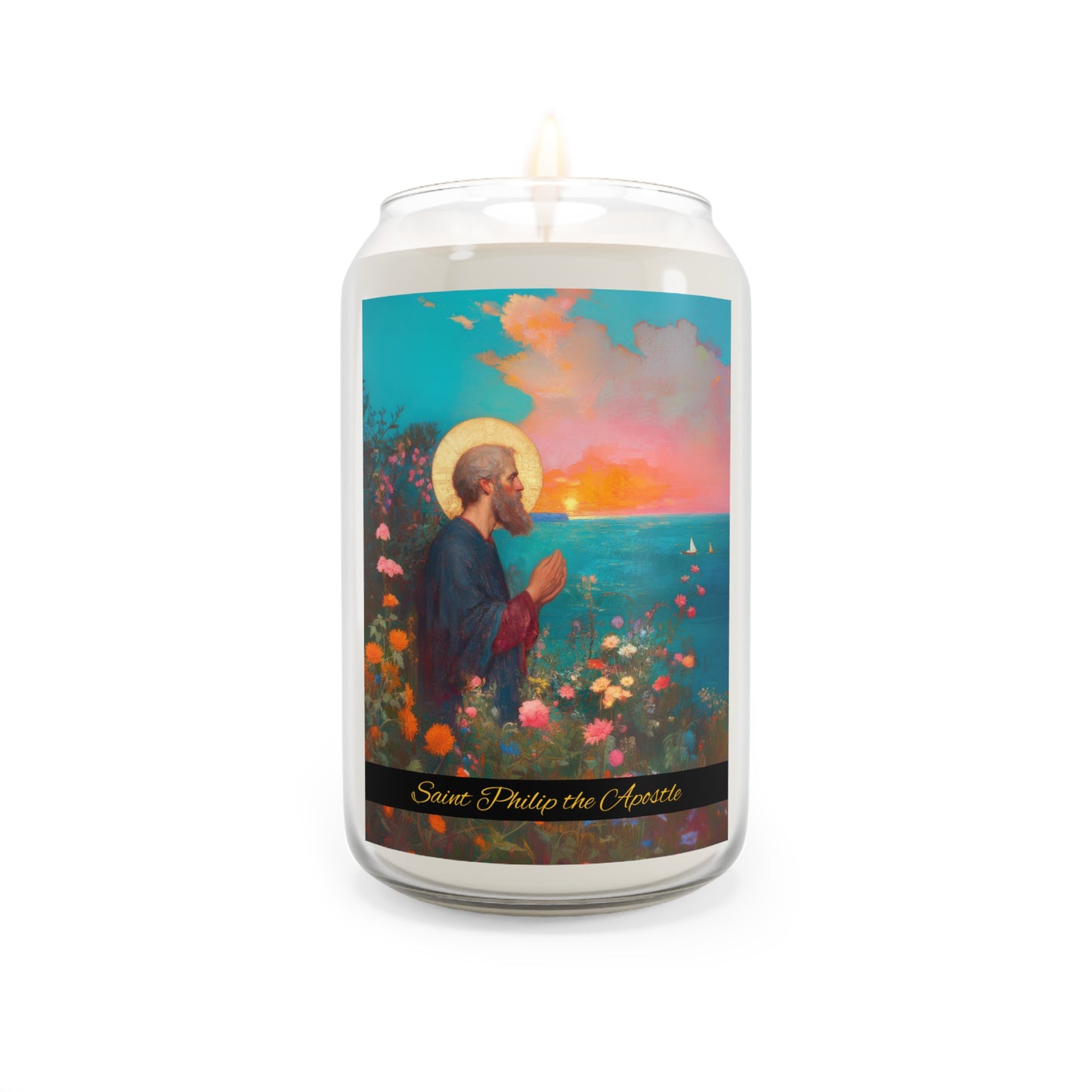 Saint Philip the Apostle - Scented Prayer Candle, 13.75oz - Tall Size - Religious Prayer Candle