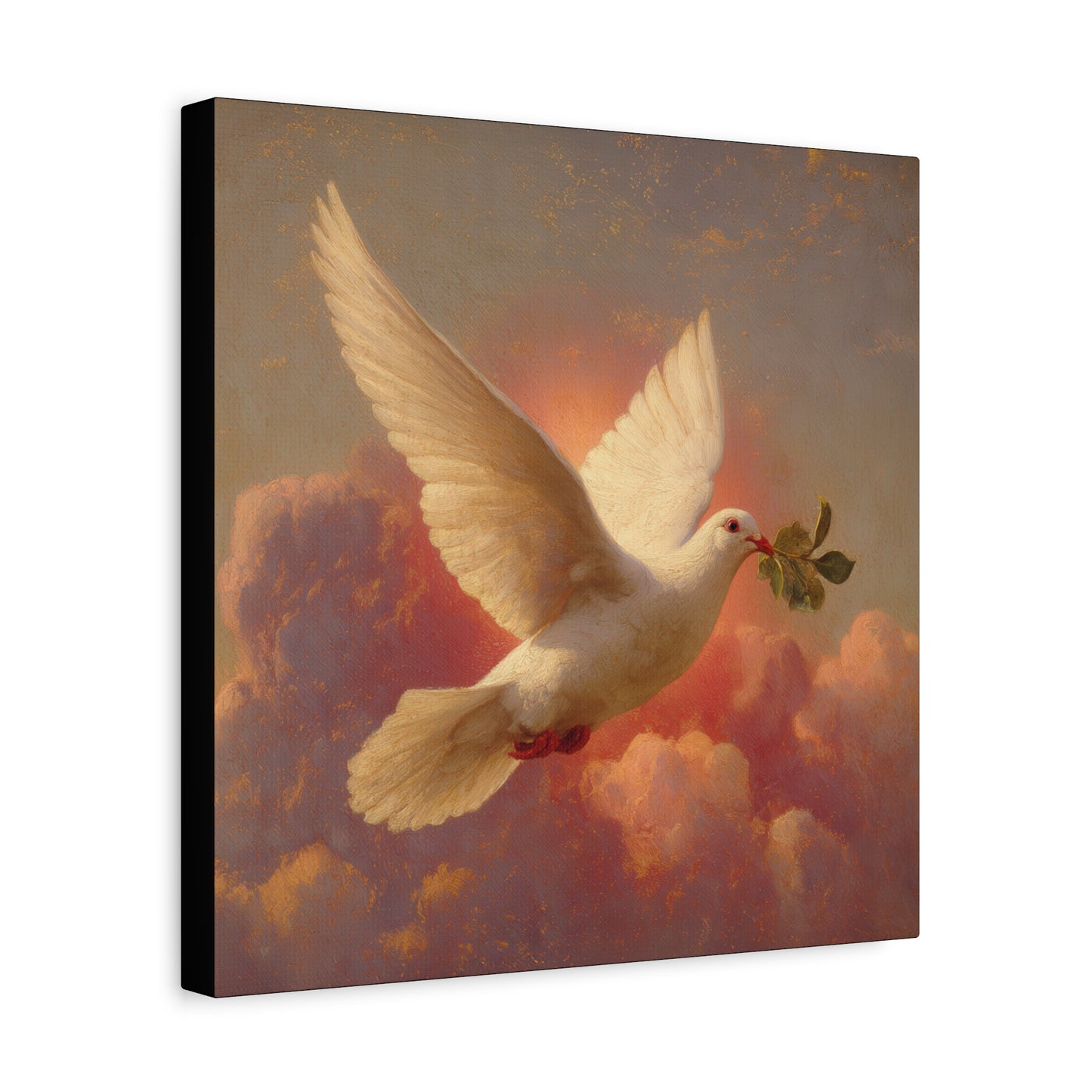 The Spirit Who Restored the Horizon - Holy Spirit - The Dove- Gallery Wrapped Canvas - Print - Religious Art for your Home - Catholic