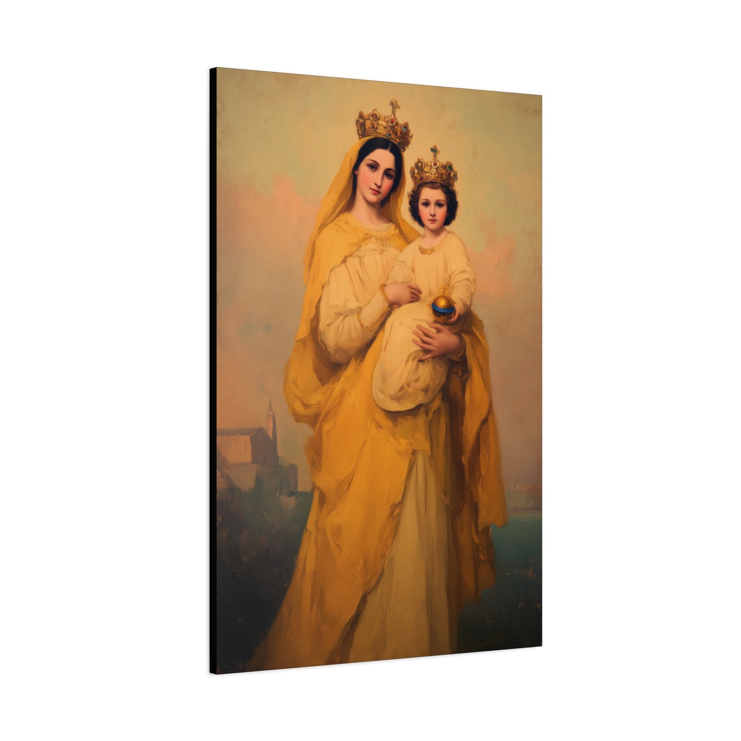 Our Lady of Prompt Succor - Gallery Wrapped Canvas - Print - Religious Art for your Home - Catholic