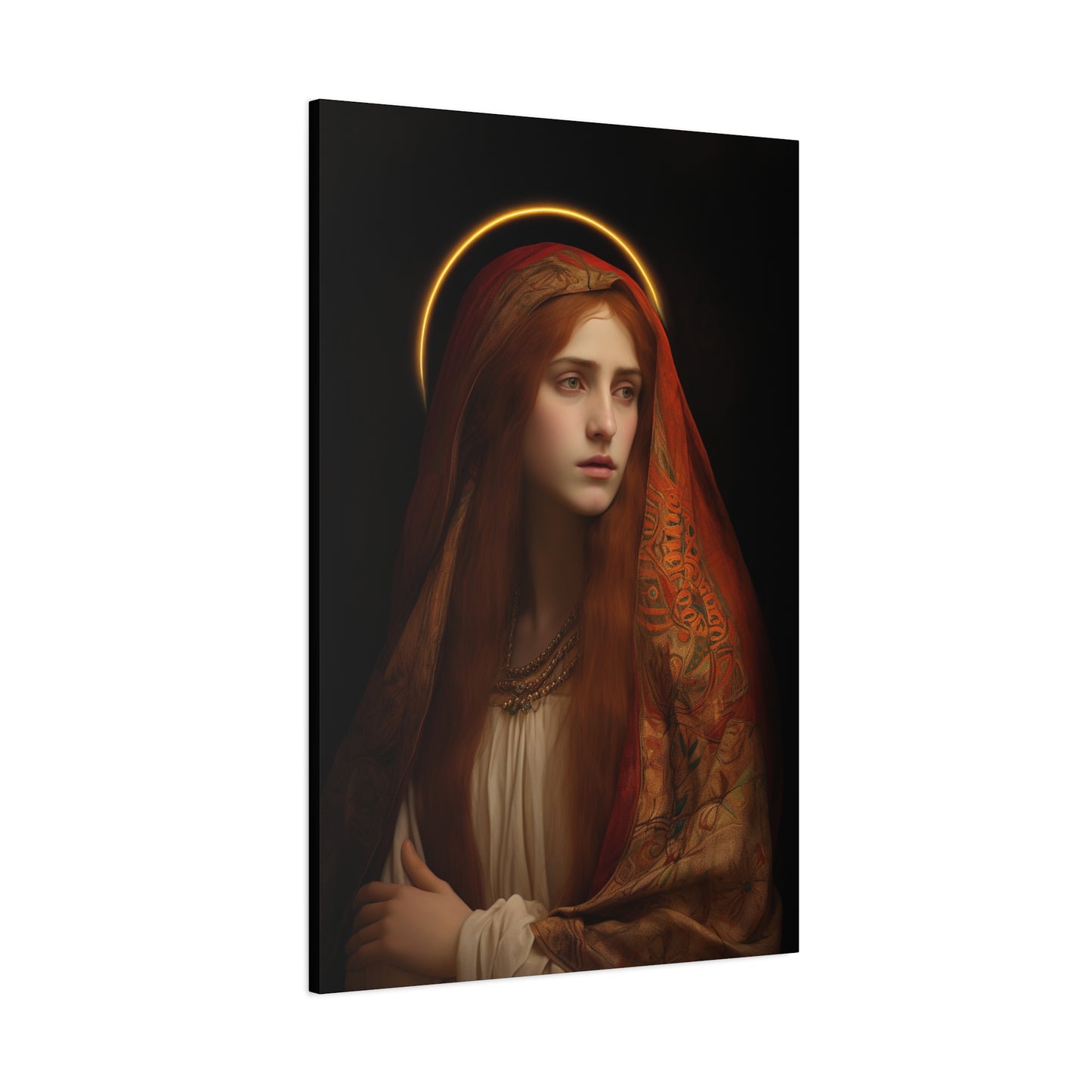 The Beloved Disciple - Mary Magdalene's Devotion - Museum Wrapped Canvas - Sanctified Souls Print - Religious Art for your Home