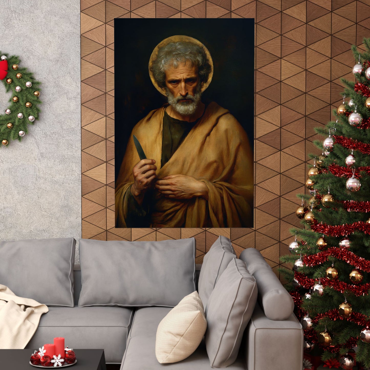 Saint Bartholomew the Apostle - Sanctified Souls Print - Multiple Sizes - Premium Matte Vertical Posters