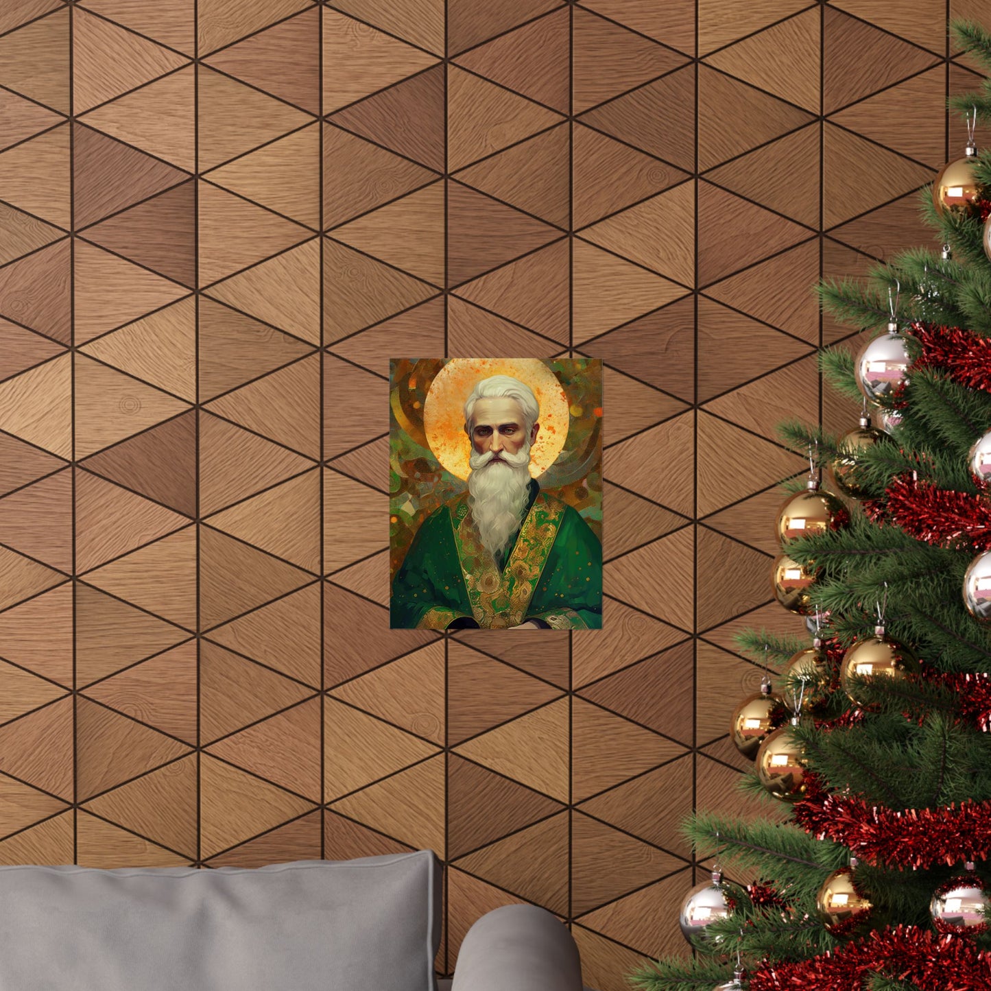 Saint Patrick Print - Sanctified Souls Print - Multiple Sizes - Premium Matte Vertical Posters