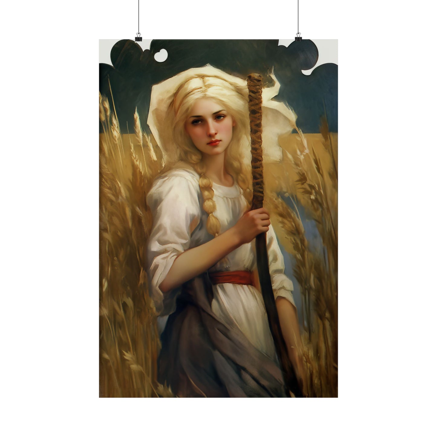 Saint Notburga Print - Sanctified Souls Print - Multiple Sizes - Premium Matte Vertical Posters