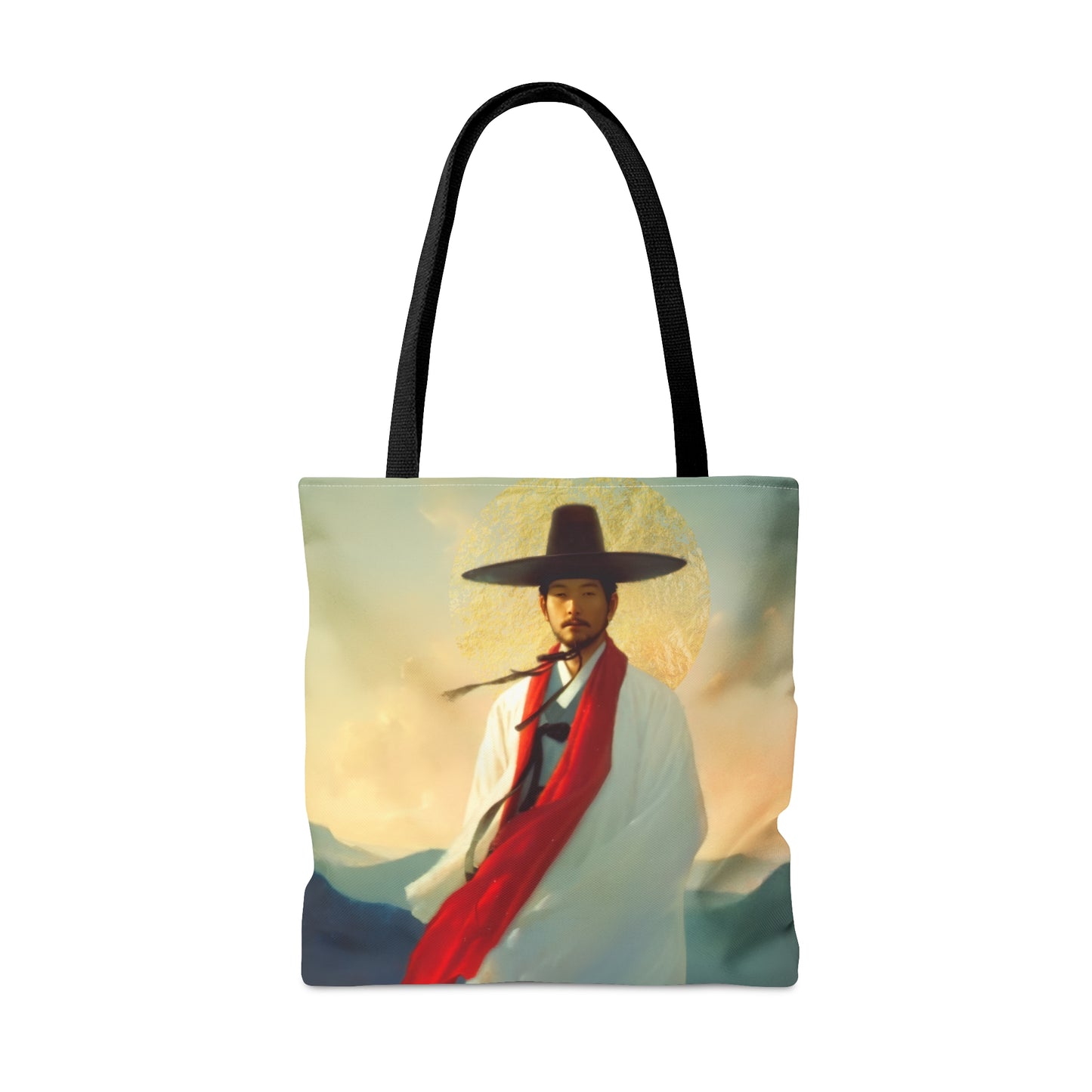 Saint Andrew Kim Taegon - Tote Bag - Large Medium Small Faith Art Bag - Bible Study Faith Purse - Double Sided Prayer Tote - Catholic Saint