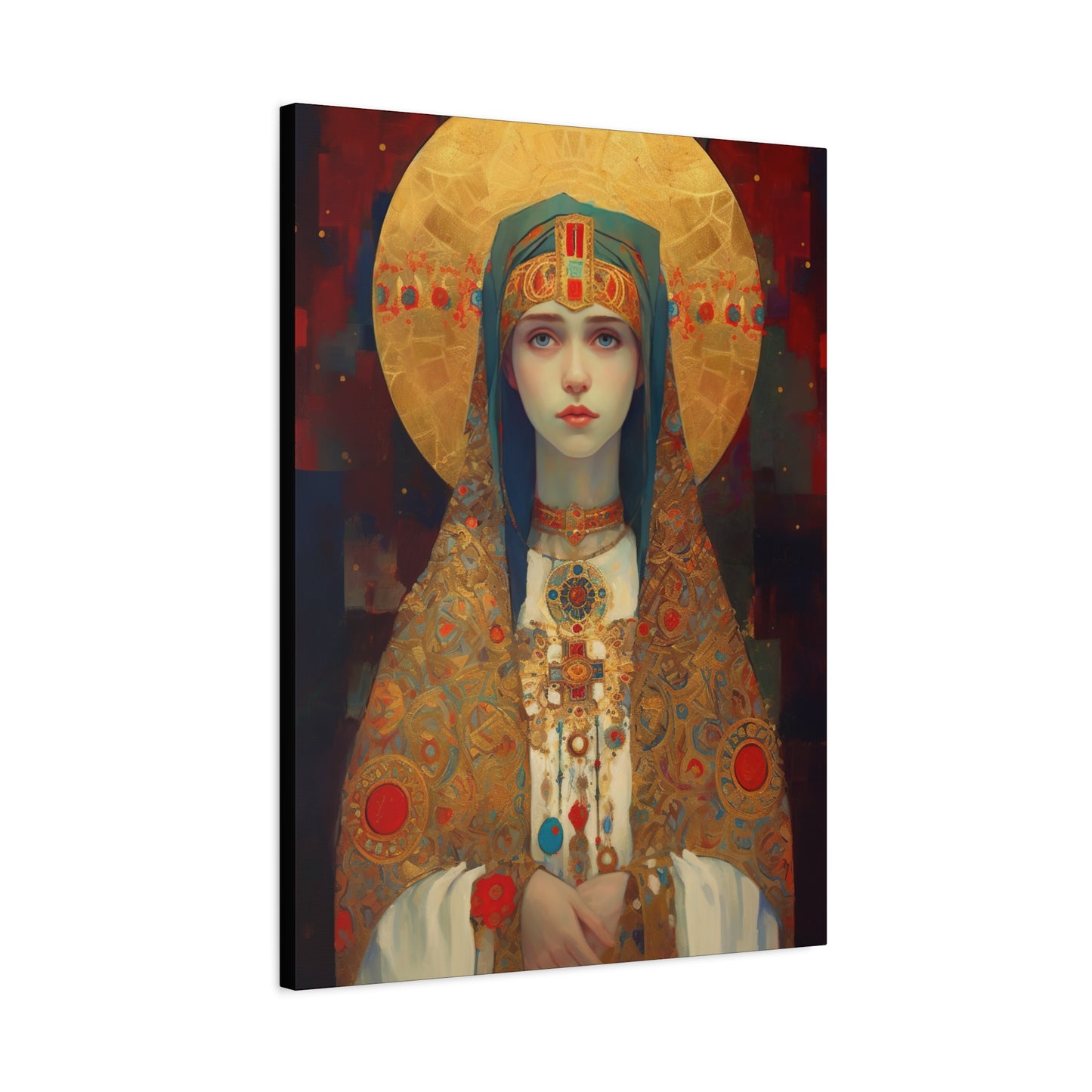 Saint Anastasia of Sirmium - Museum Wrapped Canvas - Sanctified Souls Print - Religious Art for your Home