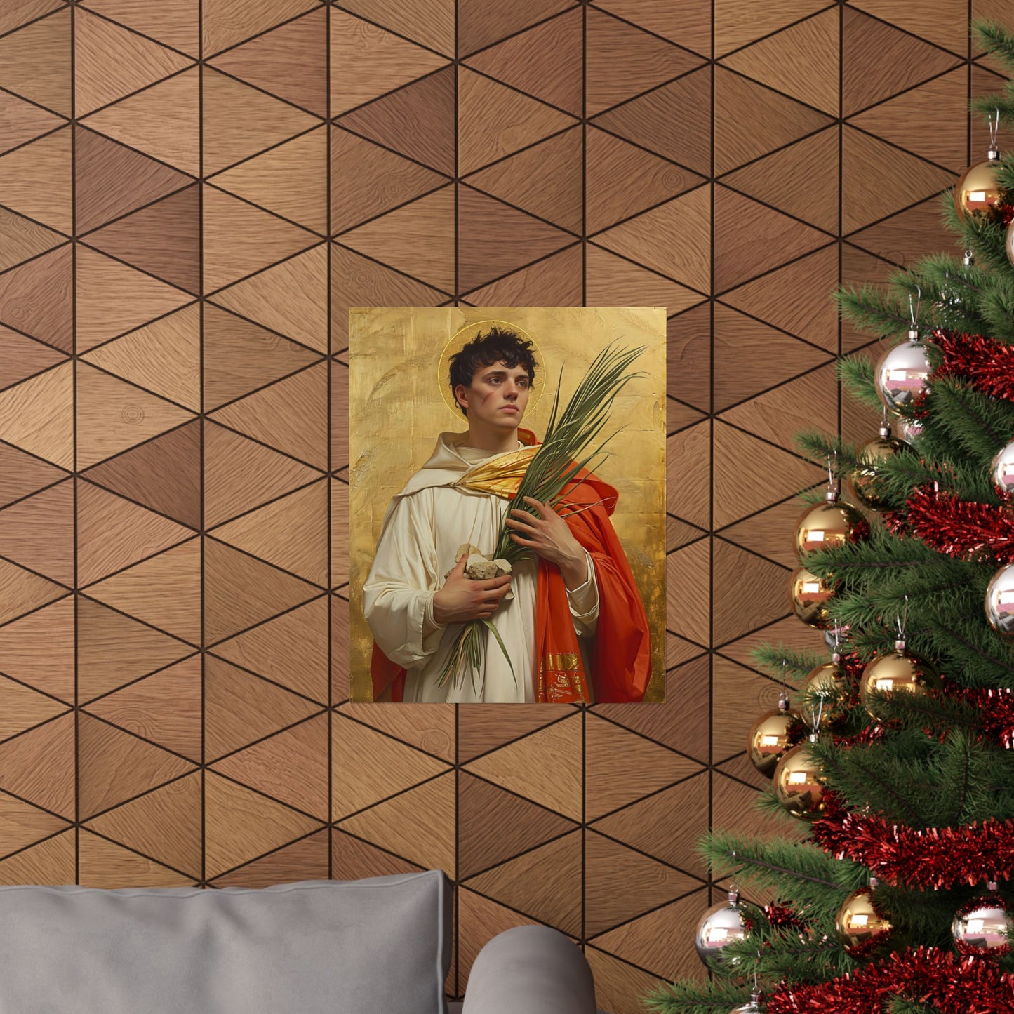 Saint Stephen - Sanctified Souls Print - Multiple Sizes - Premium Matte Vertical Posters