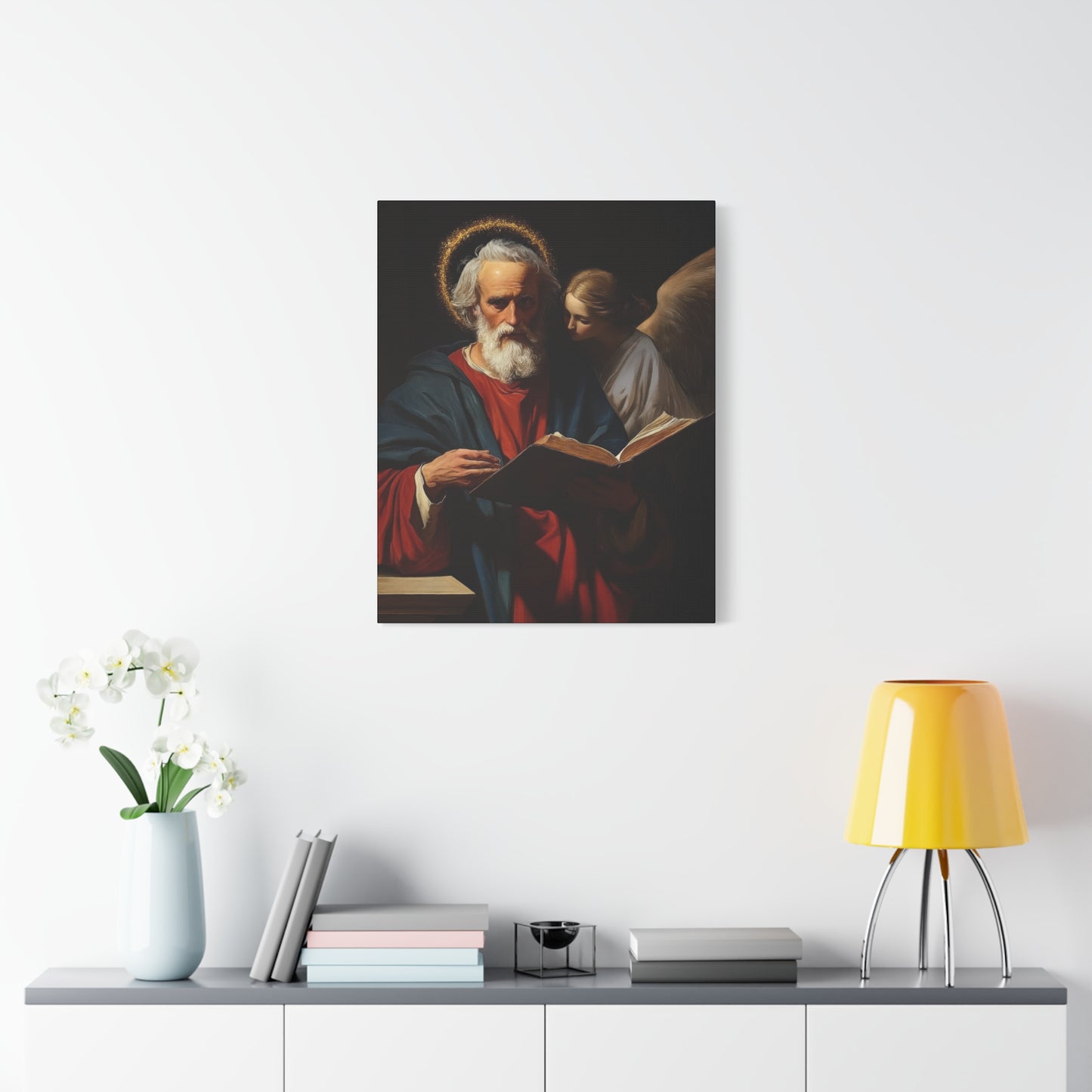 Saint Matthew the Apostle - Gallery Wrapped Canvas - Print - Religious Art for your Home - Catholic
