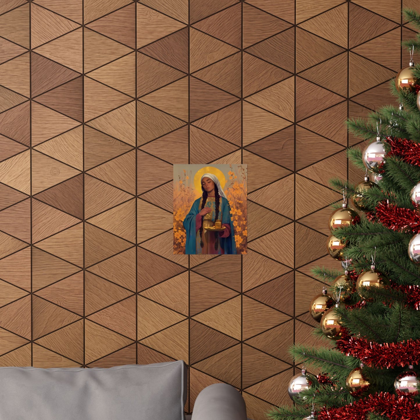 Saint Hermione of Ephesus - Sanctified Souls Print - Multiple Sizes - Premium Matte Vertical Posters