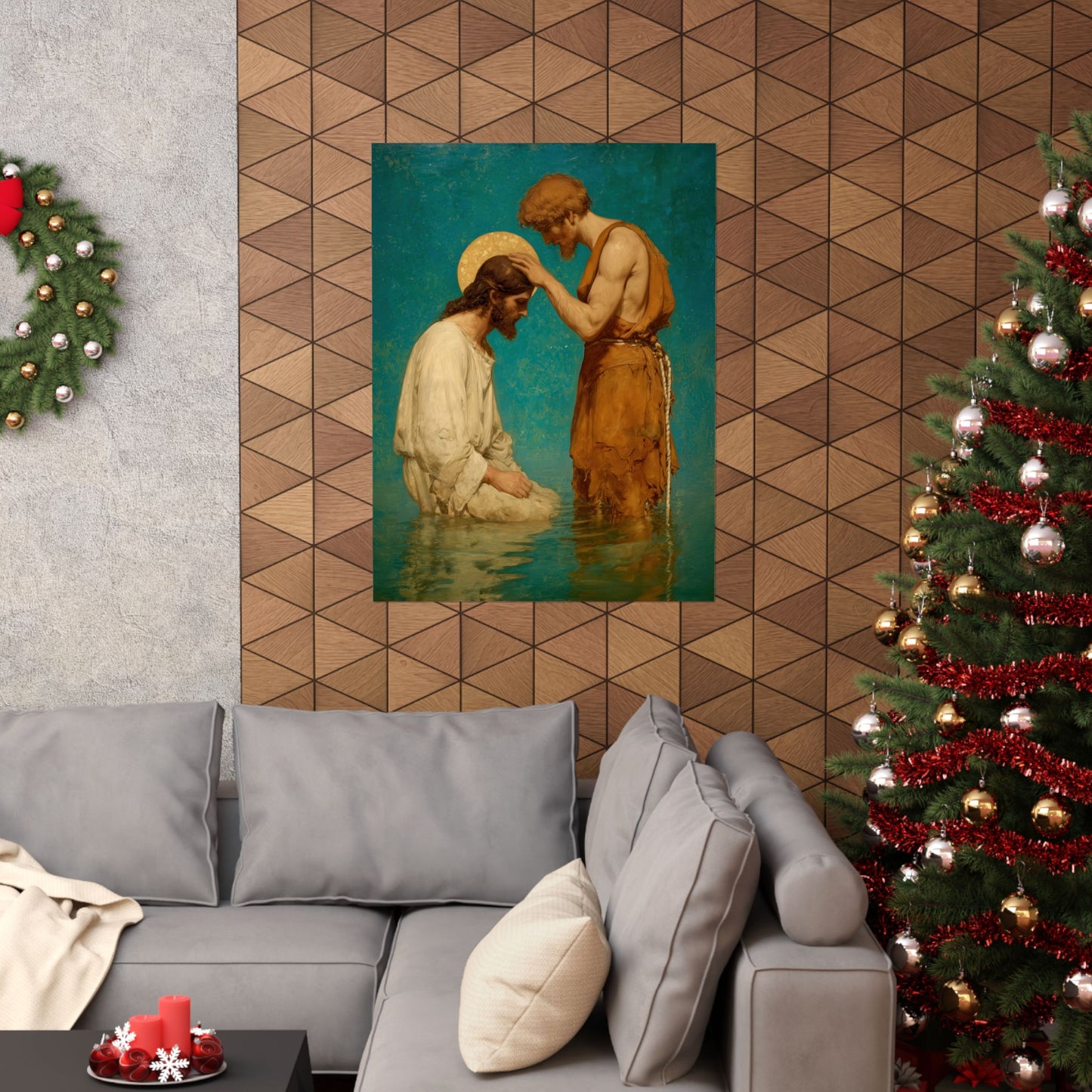 Saint John the Baptist, The Prophet and the Promise - Sanctified Souls Print - Multiple Sizes - Premium Matte Vertical Posters