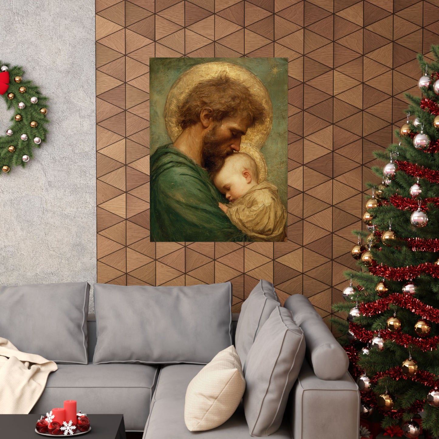 Saint Joseph the Father - Sanctified Souls Print - Multiple Sizes - Premium Matte Vertical Posters