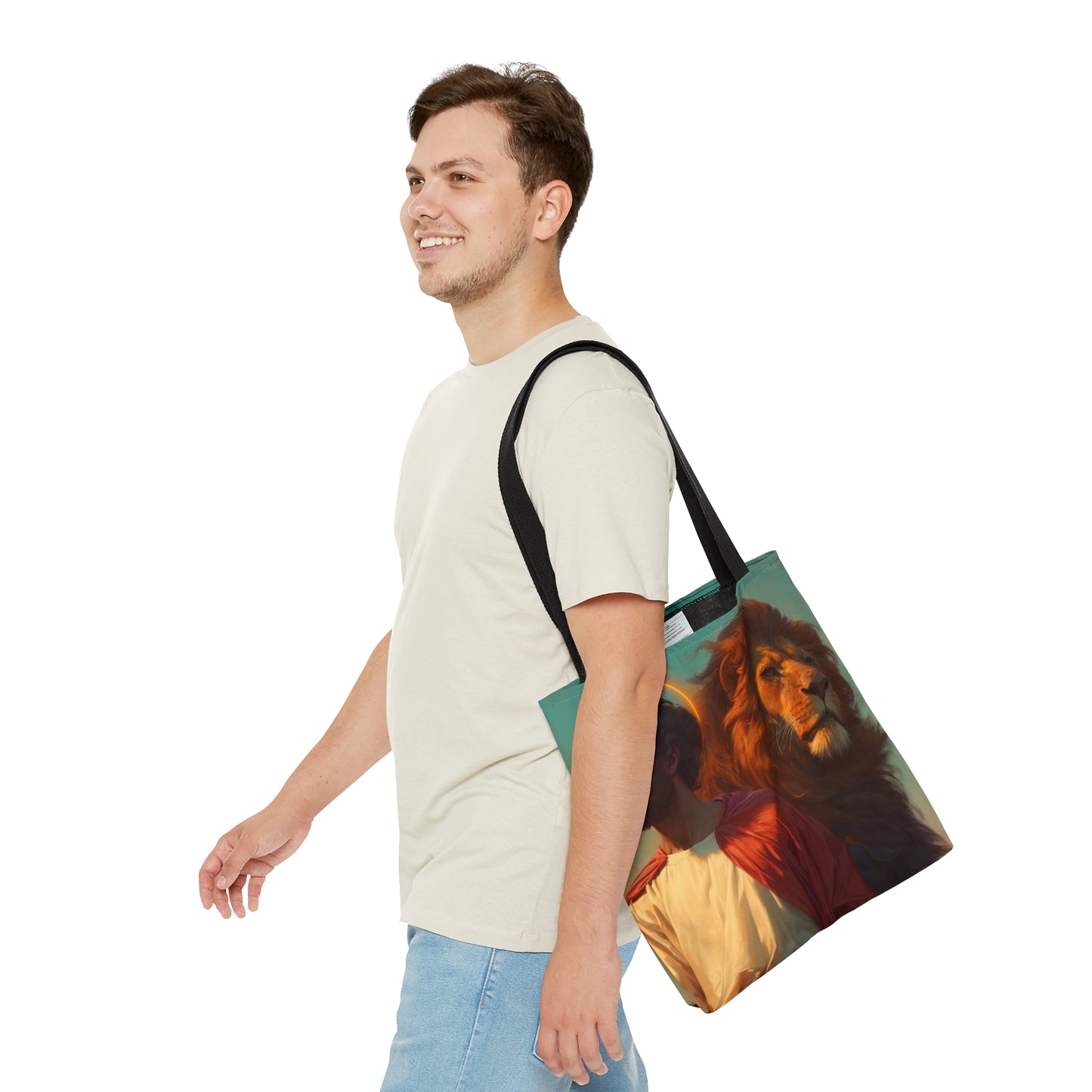 Saint Mark the Evangelist  Tote Bag - Large Medium Small Faith Art Bag - Catholic Faith Purse - Religious Carry All Reusable Tote Bag