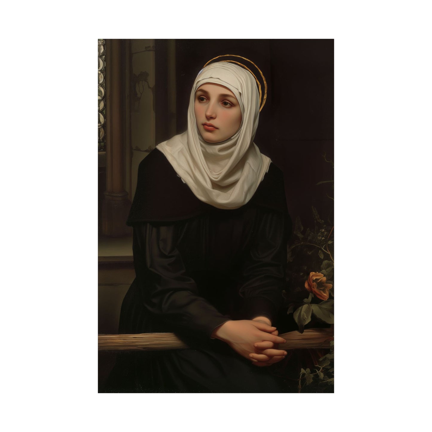 Saint Angela Merici - Sanctified Souls Print - Multiple Sizes - Premium Matte Vertical Posters - Catholic Art for the home