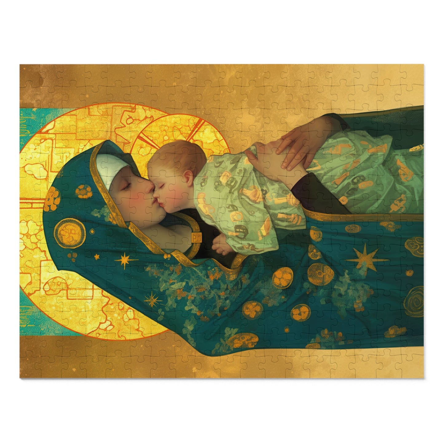 Peaceful Refuge - Mary and the Christ Child - Puzzle and Keepsake Tin - Religious (30, 110, 252, 500,1000) - Catholic Families