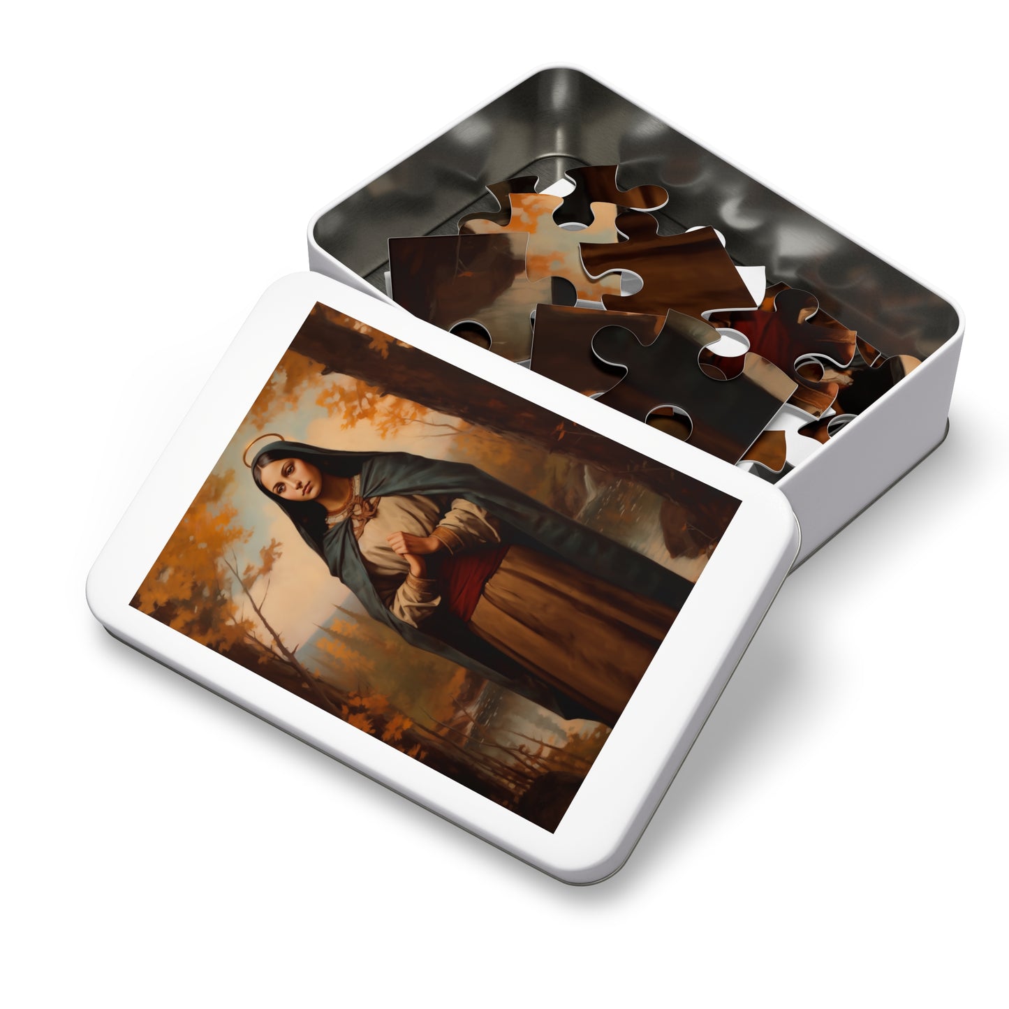 Saint Kateri Tekakwitha - Puzzle and Keepsake Tin - Jigsaw Puzzle (30, 110, 252, 500,1000-Piece) - Religious Puzzle
