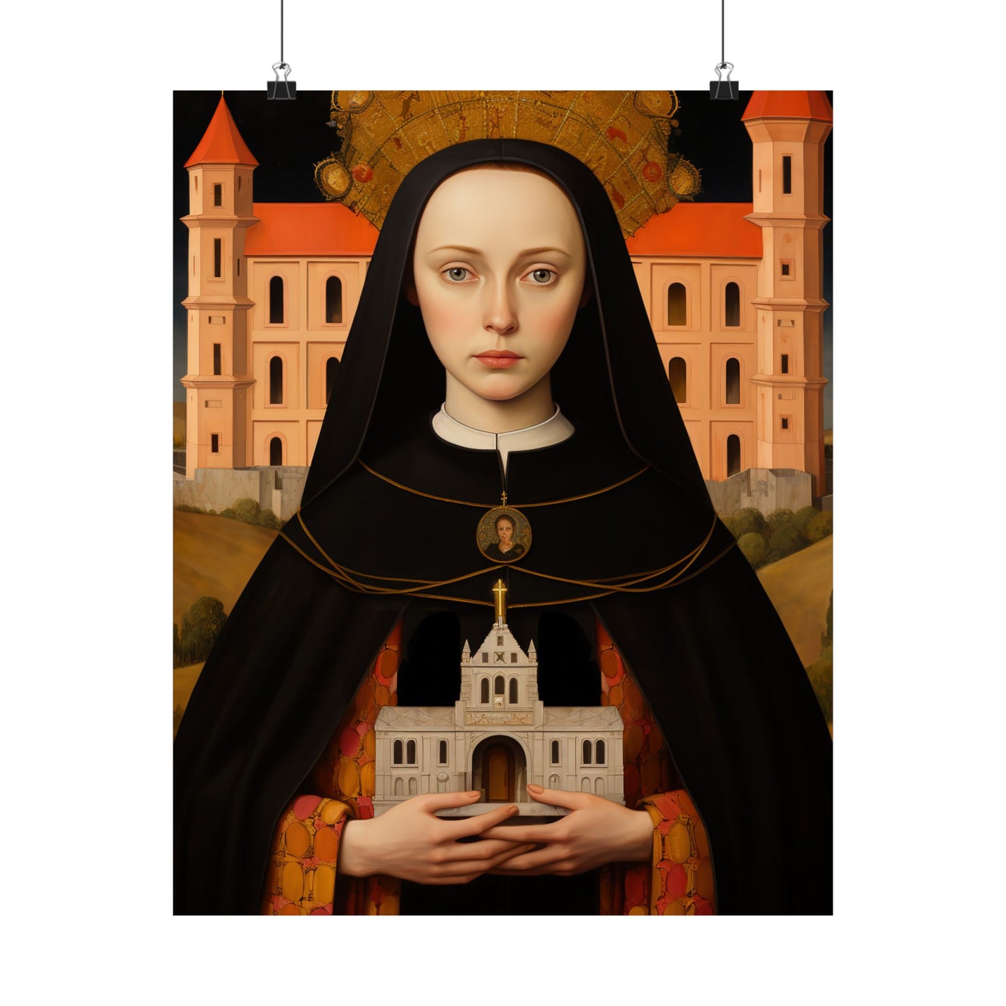 Saint Hedwig - Sanctified Souls Print - Multiple Sizes - Premium Matte Vertical Posters