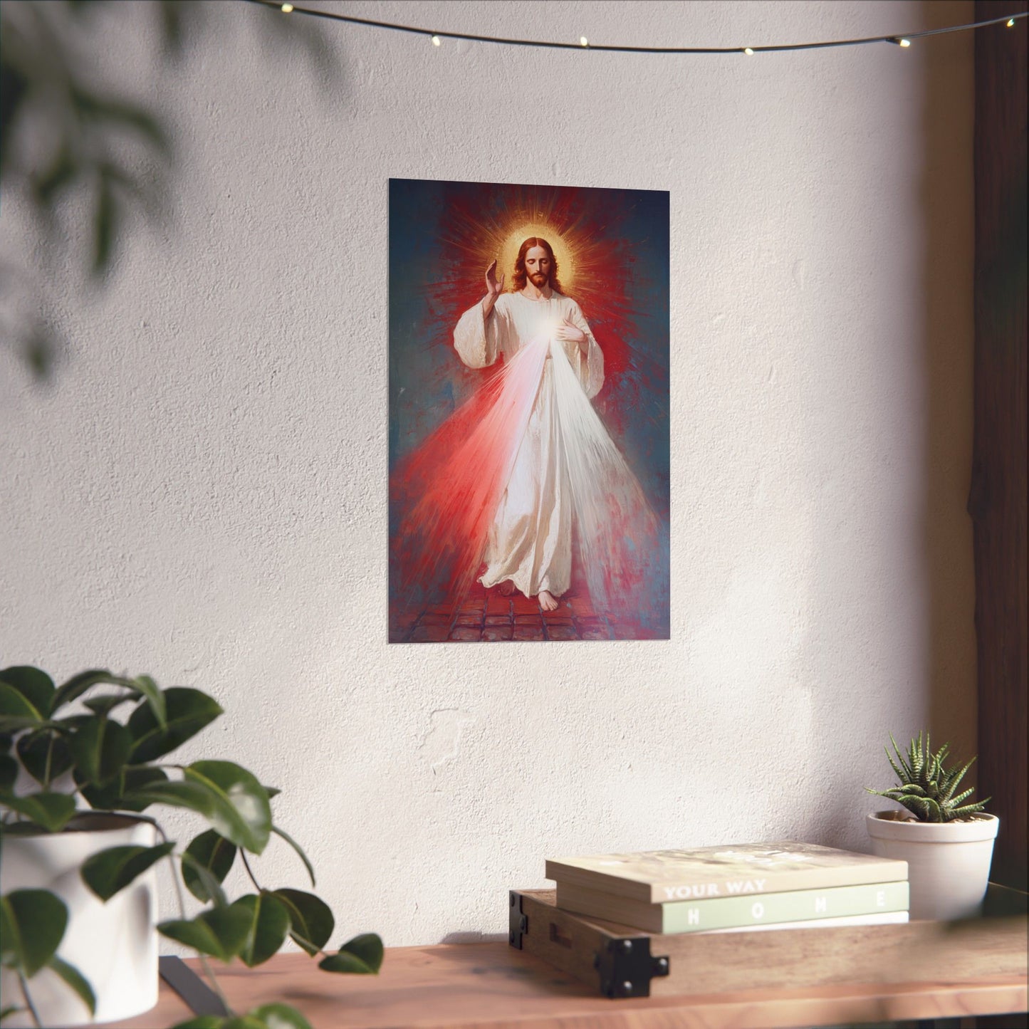 The Divine Mercy - Our Lord Jesus Christ  - Sanctified Souls Print - Multiple Sizes - Premium Matte Vertical Posters