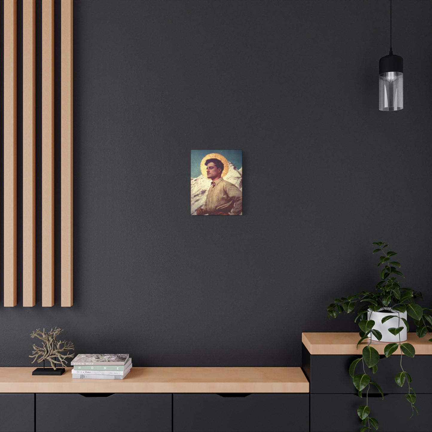 Saint Pier Giorgio Frassati -  Museum Wrapped Canvas - Sanctified Souls Print - Religious Art for your Home - Catholic Patron Saint Art