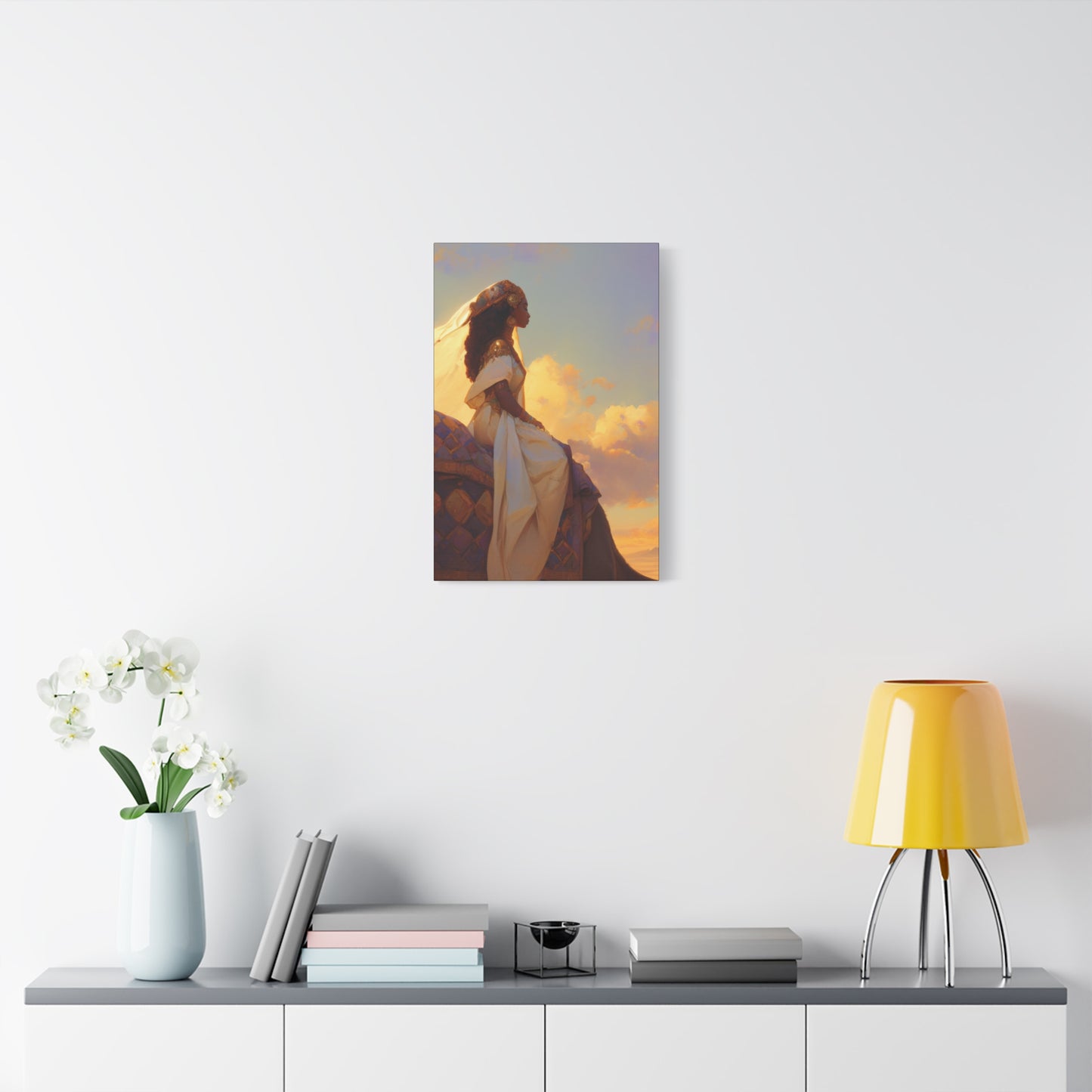 Queen of Sheba - Gallery Wrapped Canvas - Print - Religious Art for your Home - Catholic Art