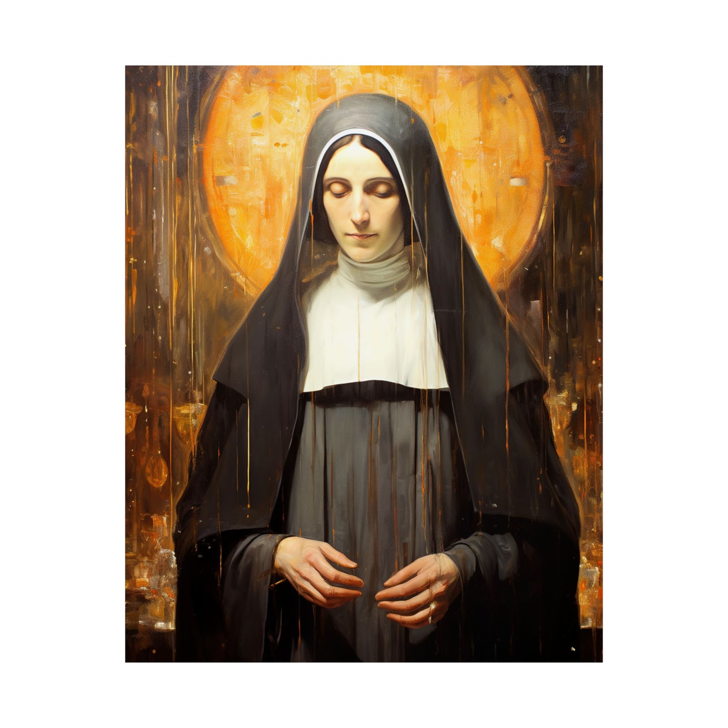 Saint Alice Print - Sanctified Souls Print - Multiple Sizes - Premium Matte Vertical Posters