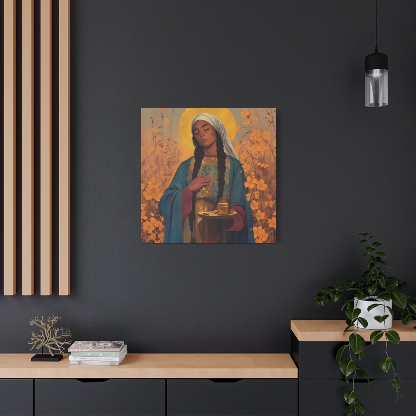 Saint Hermione of Ephesus - Gallery Wrapped Canvas - Print - Religious Art for your Home - Catholic Art Print