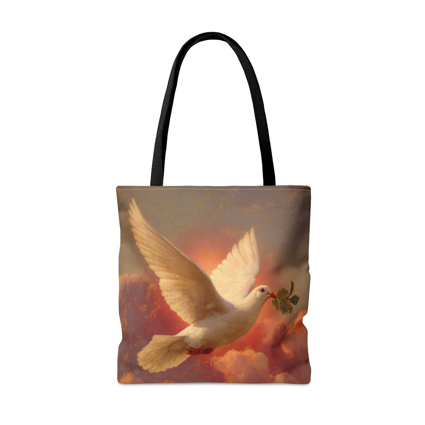 The Spirit Who Restored the Horizon - Holy Spirit - The Dove Tote Bag - Large Medium Small Faith Art Bag - Catholic Faith Purse