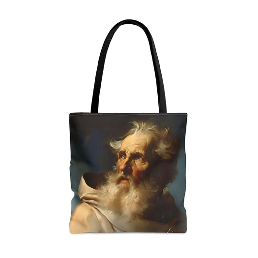Saint Peter the Apostle Tote Bag - Large Medium Small Faith Art Bag - Catholic Faith Purse - Religious - Prayer Bag - Devotional