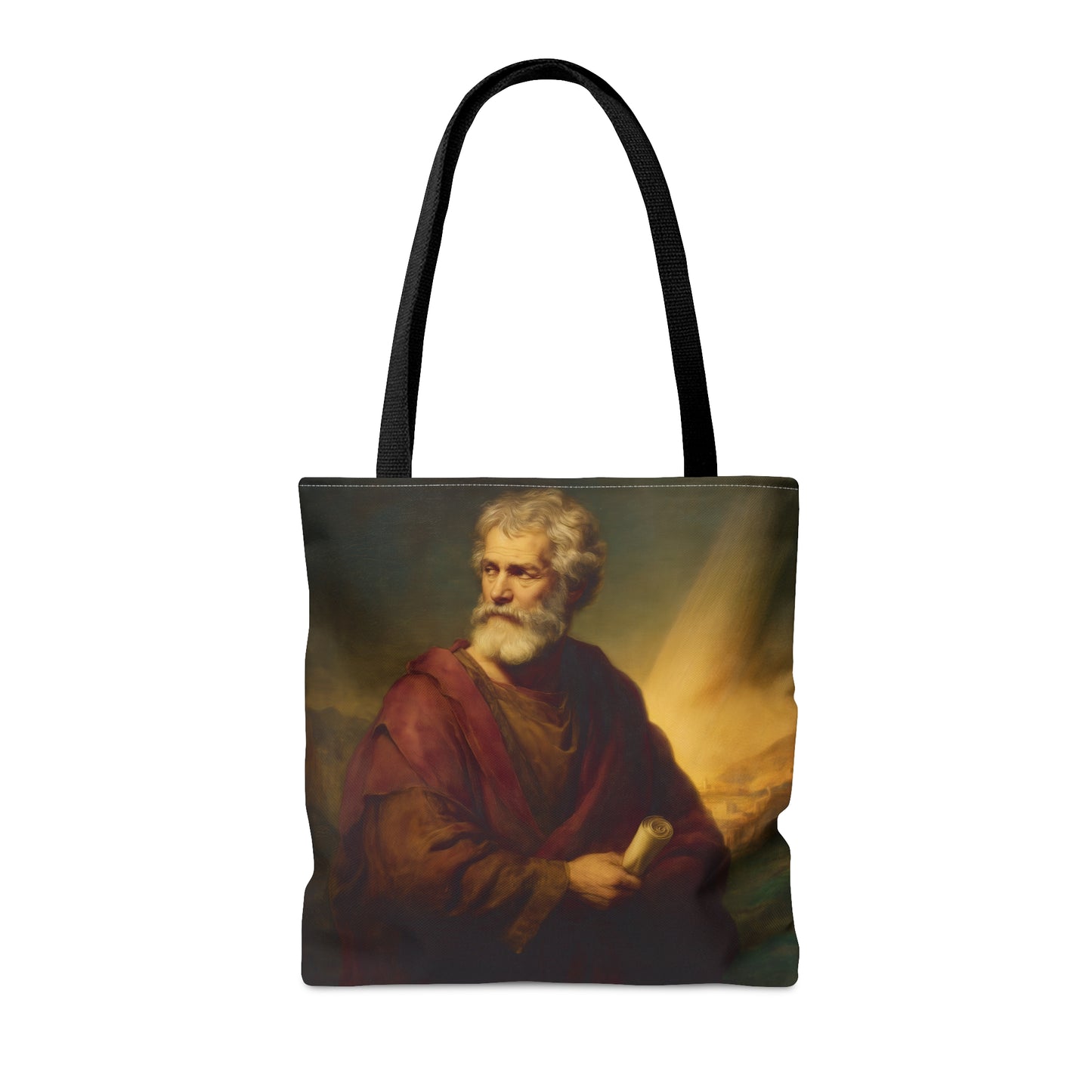 Saint Philip the Apostle Tote Bag - Large Medium Small Faith Art Bag - Bible Study Faith Purse - Double Sided