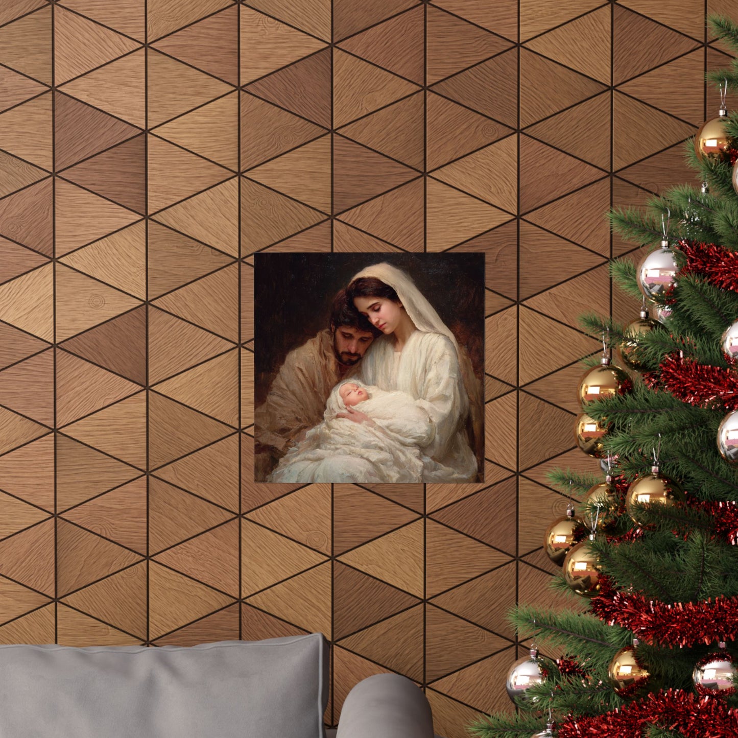 The Quiet Kingdom of the Holy Family - Sanctified Souls Print - Multiple Sizes - Premium Matte Vertical Posters